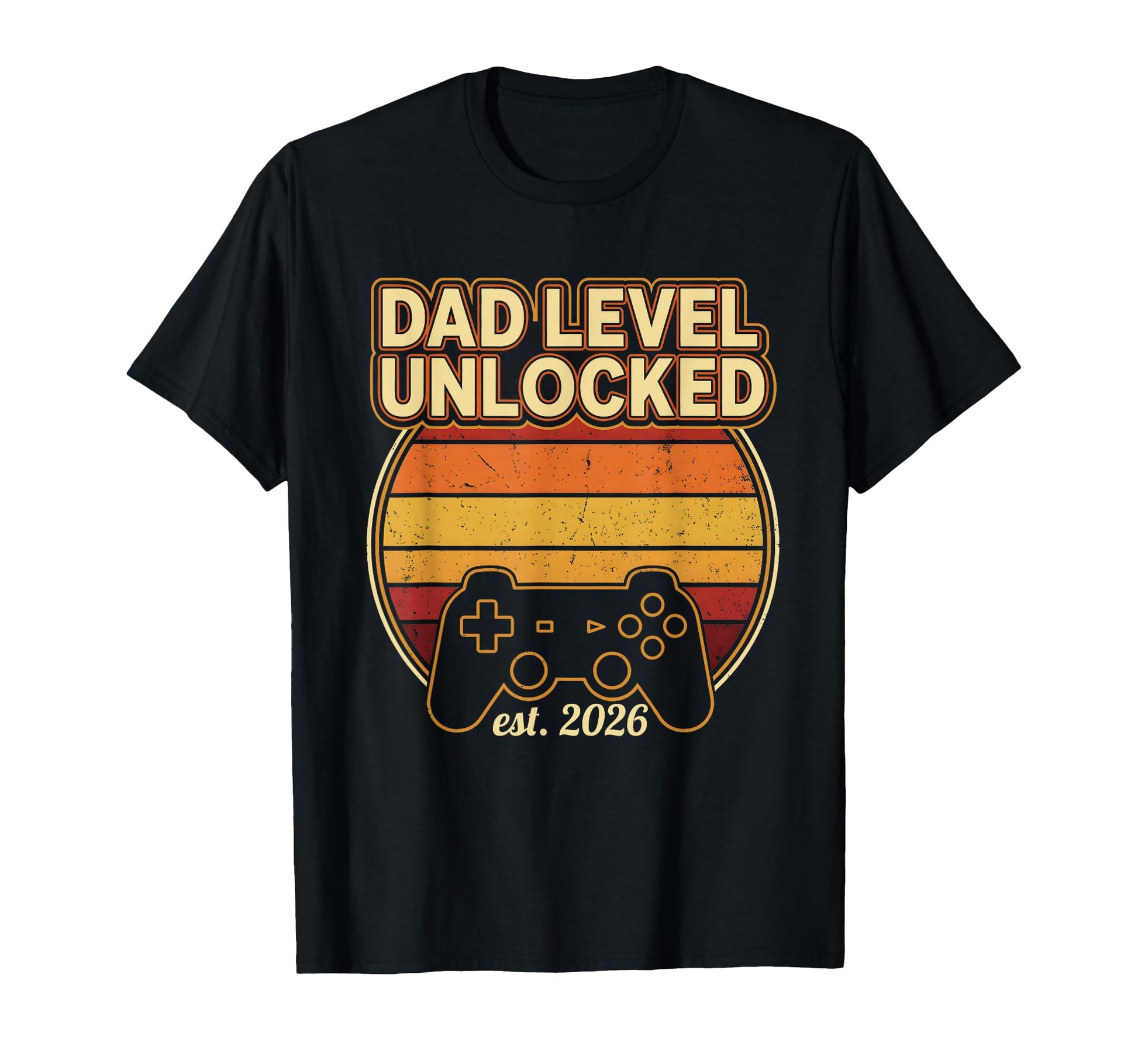 Dad Level Unlocked Leveled Up New Dad T-Shirt - Unique Graphic Unisex - T-Shirt, Sweatshirt, Hoodie