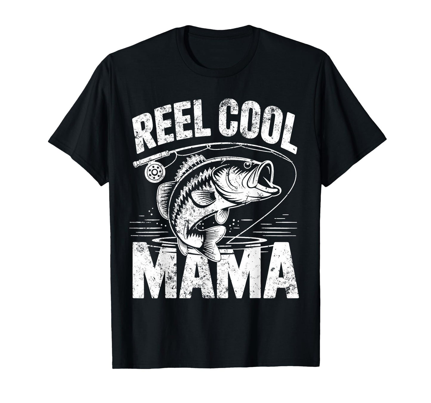 Reel Mama Fishing Mom Gifts Mothers Day T-Shirt - Graphic Print for Adults - T-Shirt, Sweatshirt, Hoodie