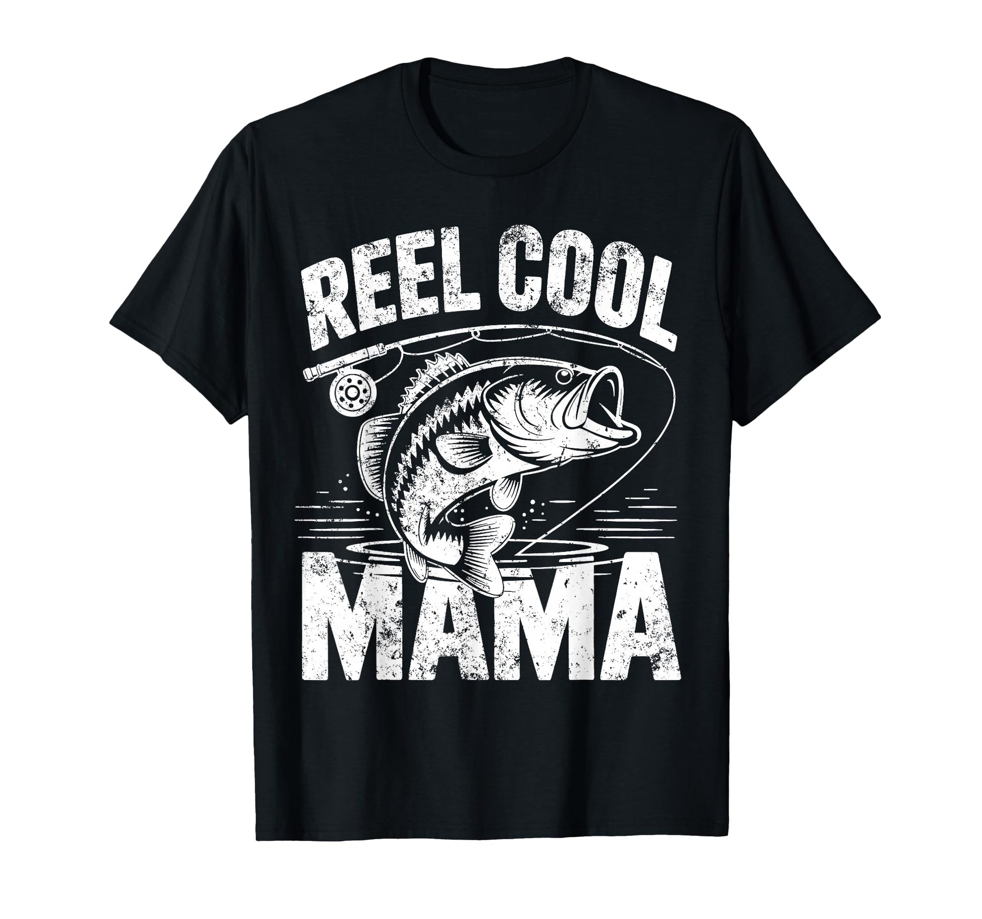 Reel Mama Fishing Mom Gifts Mothers Day T-Shirt - Graphic Print for Adults - T-Shirt, Sweatshirt, Hoodie