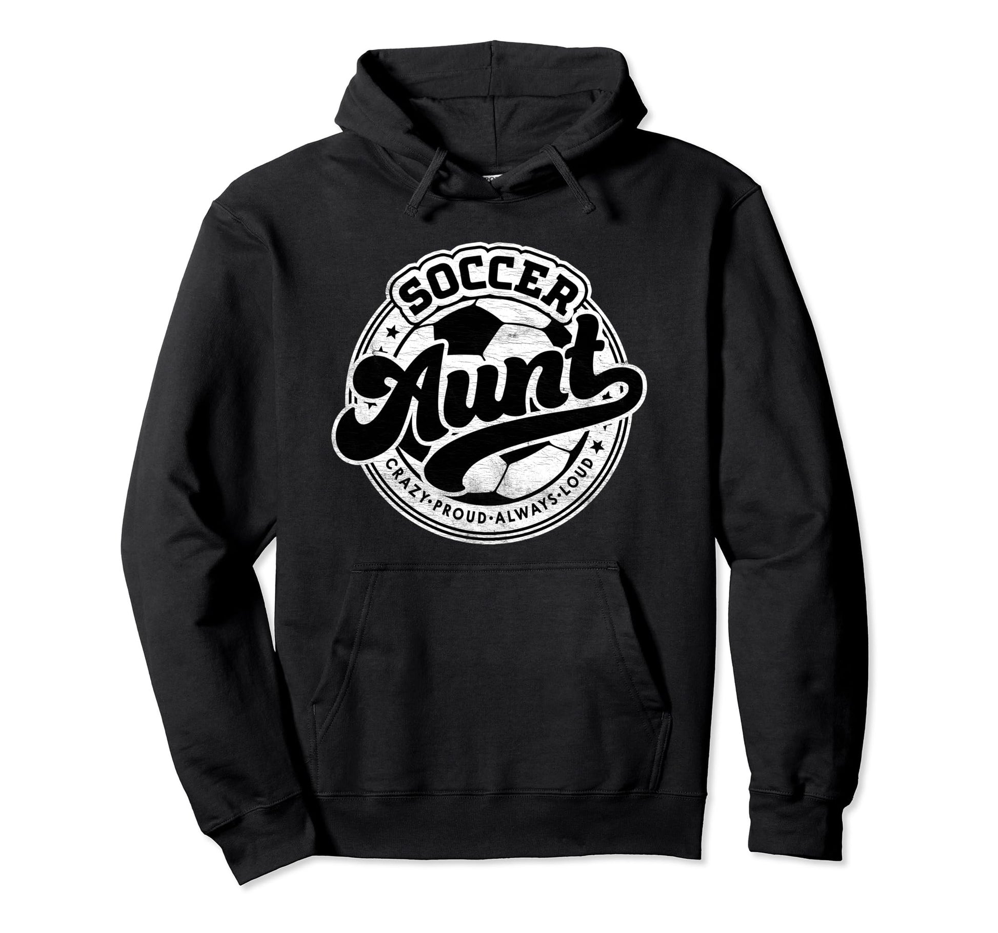 Soccer Aunt Family Matching Game Day Hoodie - Novelty Apparel Unisex - T-Shirt, Sweatshirt, Hoodie