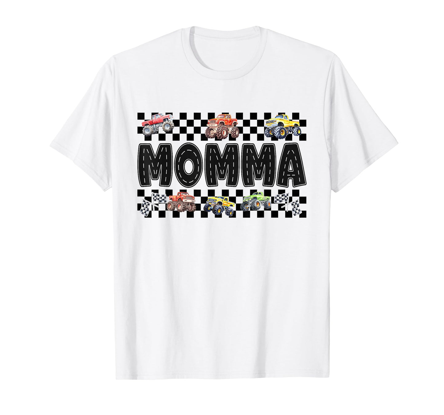 Momma Monster Truck Family Crew T-Shirt - Streetwear Style for Adults - T-Shirt, Sweatshirt, Hoodie