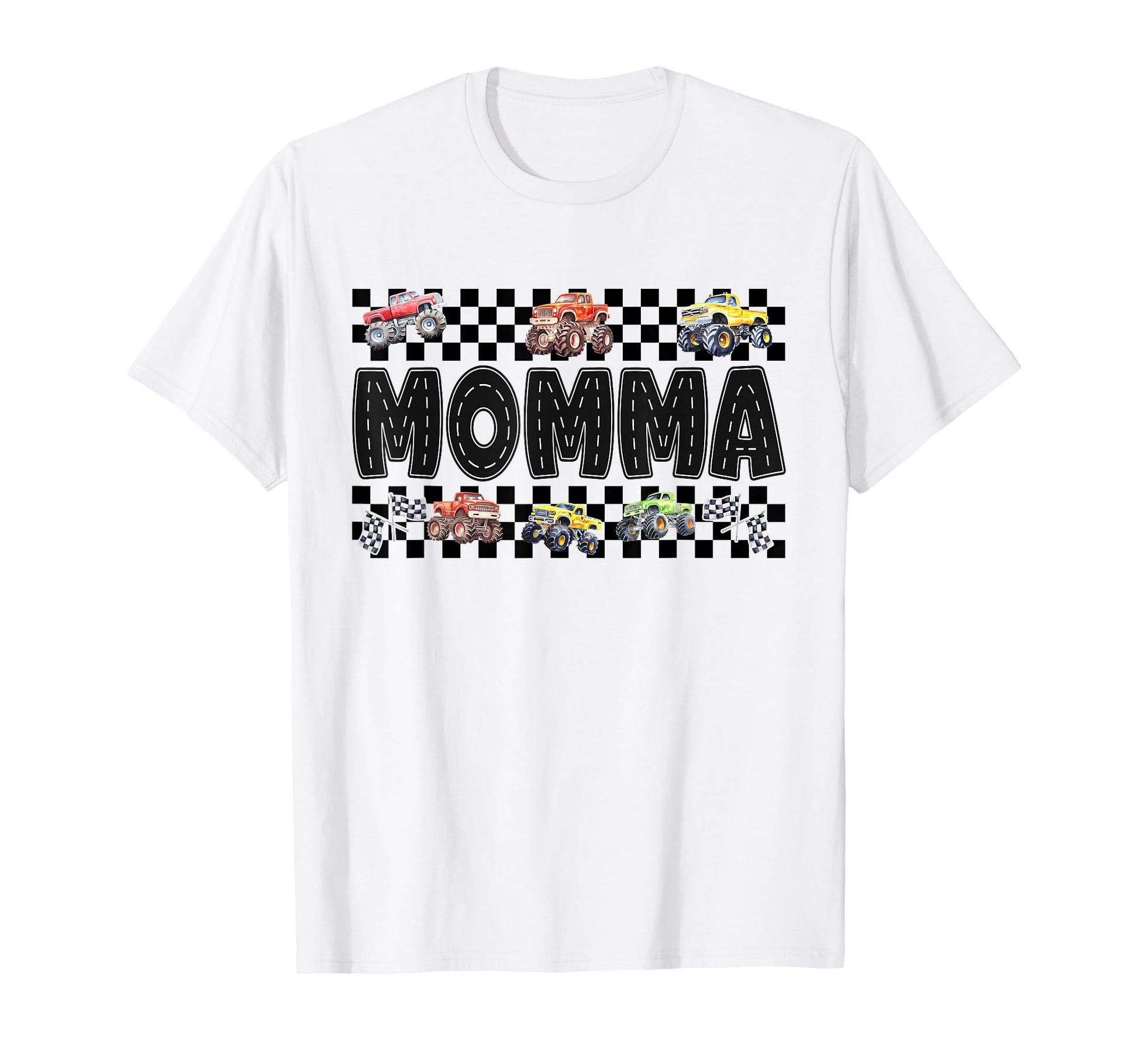 Momma Monster Truck Family Crew T-Shirt - Streetwear Style for Adults - T-Shirt, Sweatshirt, Hoodie