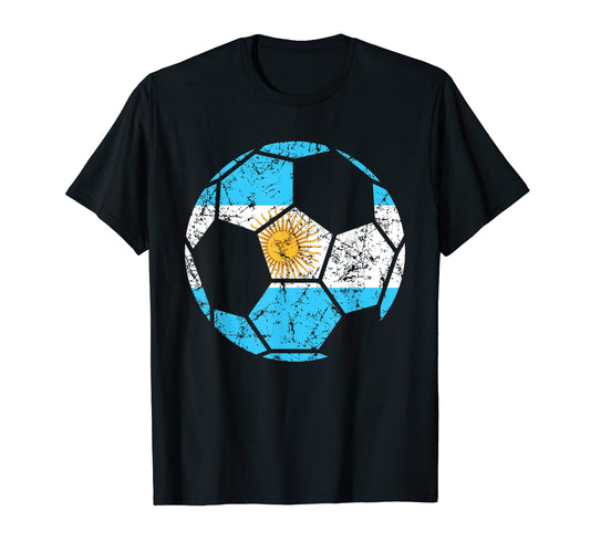 Argentina Fans Argentine Flag World Soccer T-Shirt - Trendy Graphic Unisex - T-Shirt, Sweatshirt, Hoodie