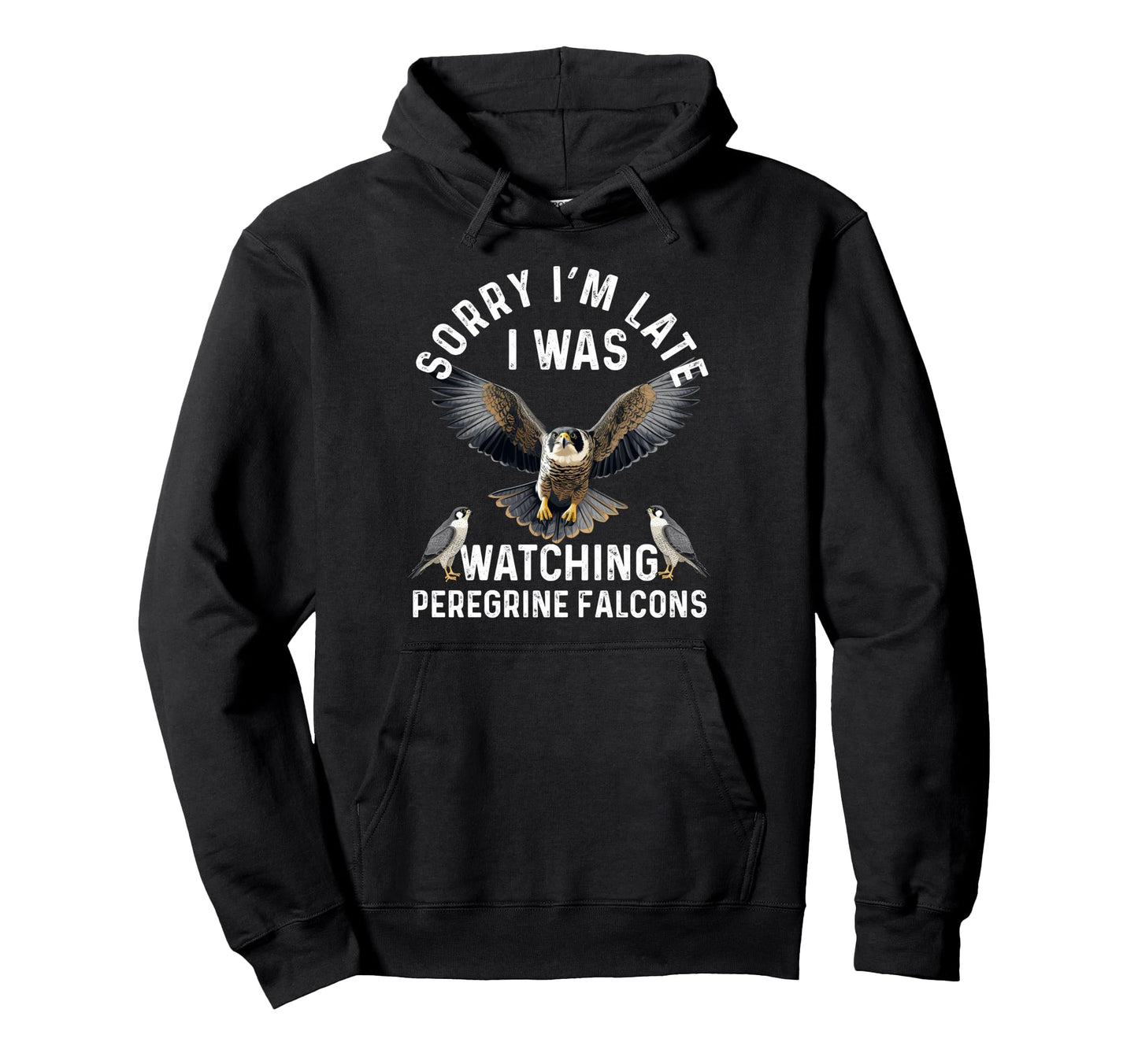 Peregrine Falcon Dad Falconer Hoodie - Casual Everyday Wear Men Women - T-Shirt, Sweatshirt, Hoodie