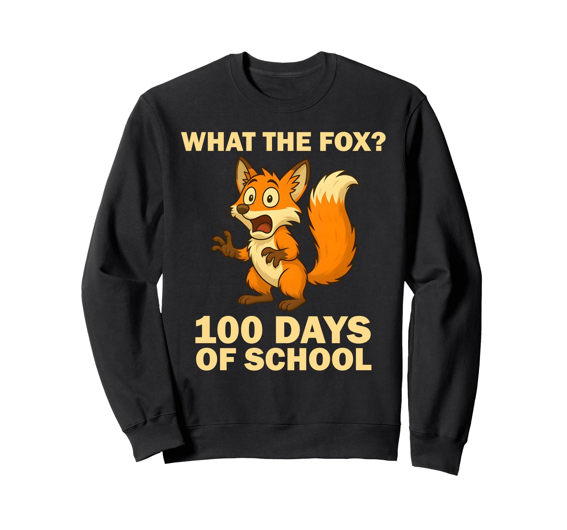 Funny Fox School Celebration Sweatshirt - Fun Novelty Design Men Women - T-Shirt, Sweatshirt, Hoodie
