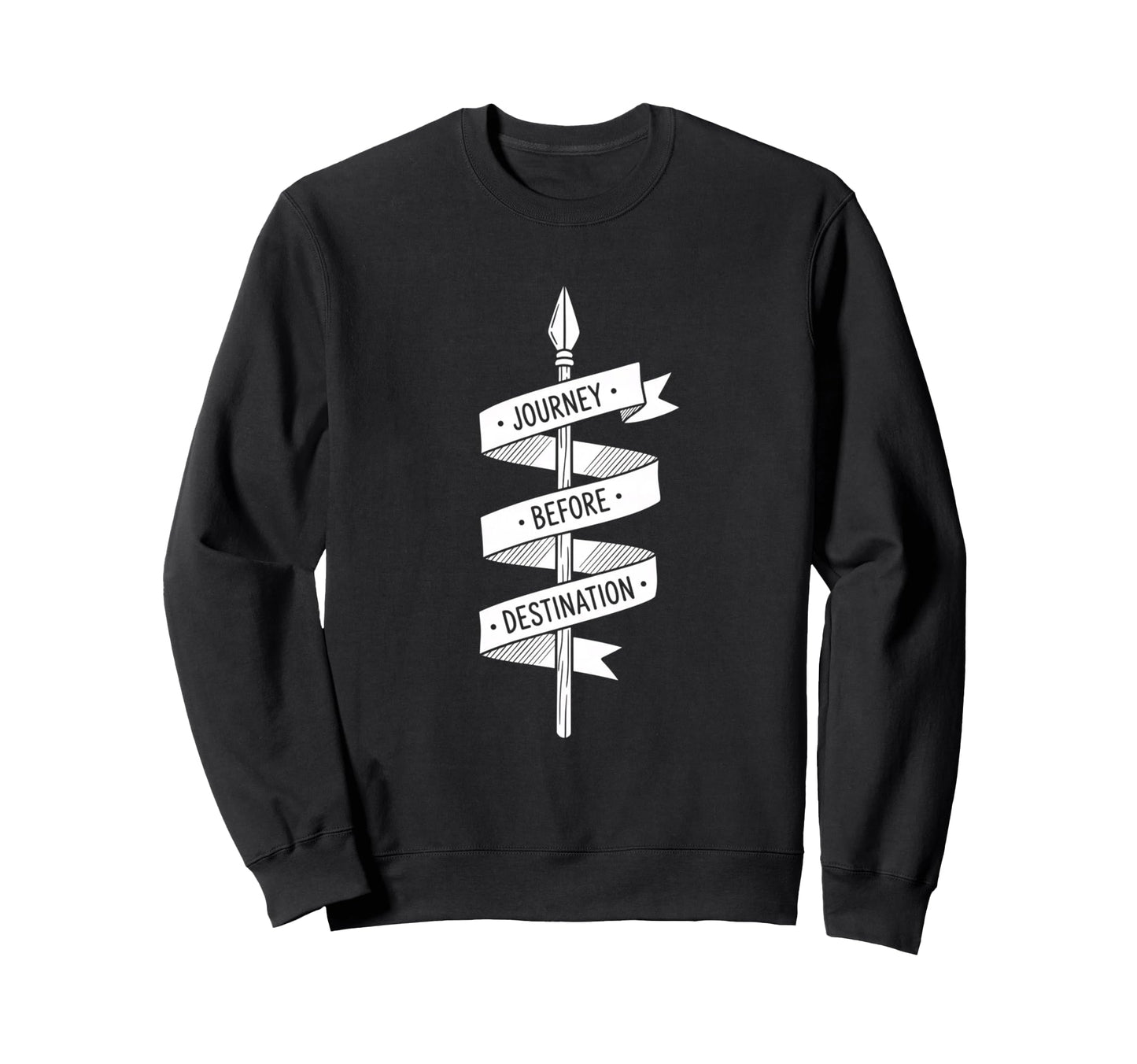 Journey Before Destination Dad Sweatshirt - Aesthetic Graphic Unisex - T-Shirt, Sweatshirt, Hoodie