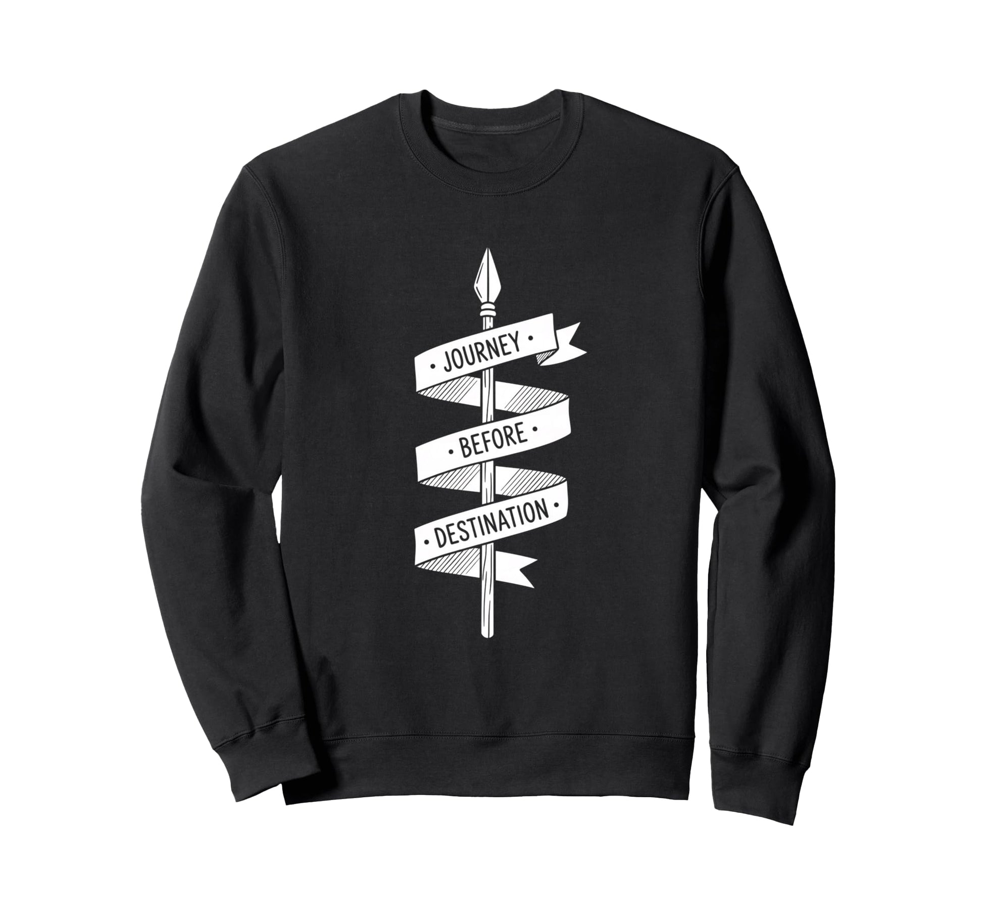 Journey Before Destination Dad Sweatshirt - Aesthetic Graphic Unisex - T-Shirt, Sweatshirt, Hoodie