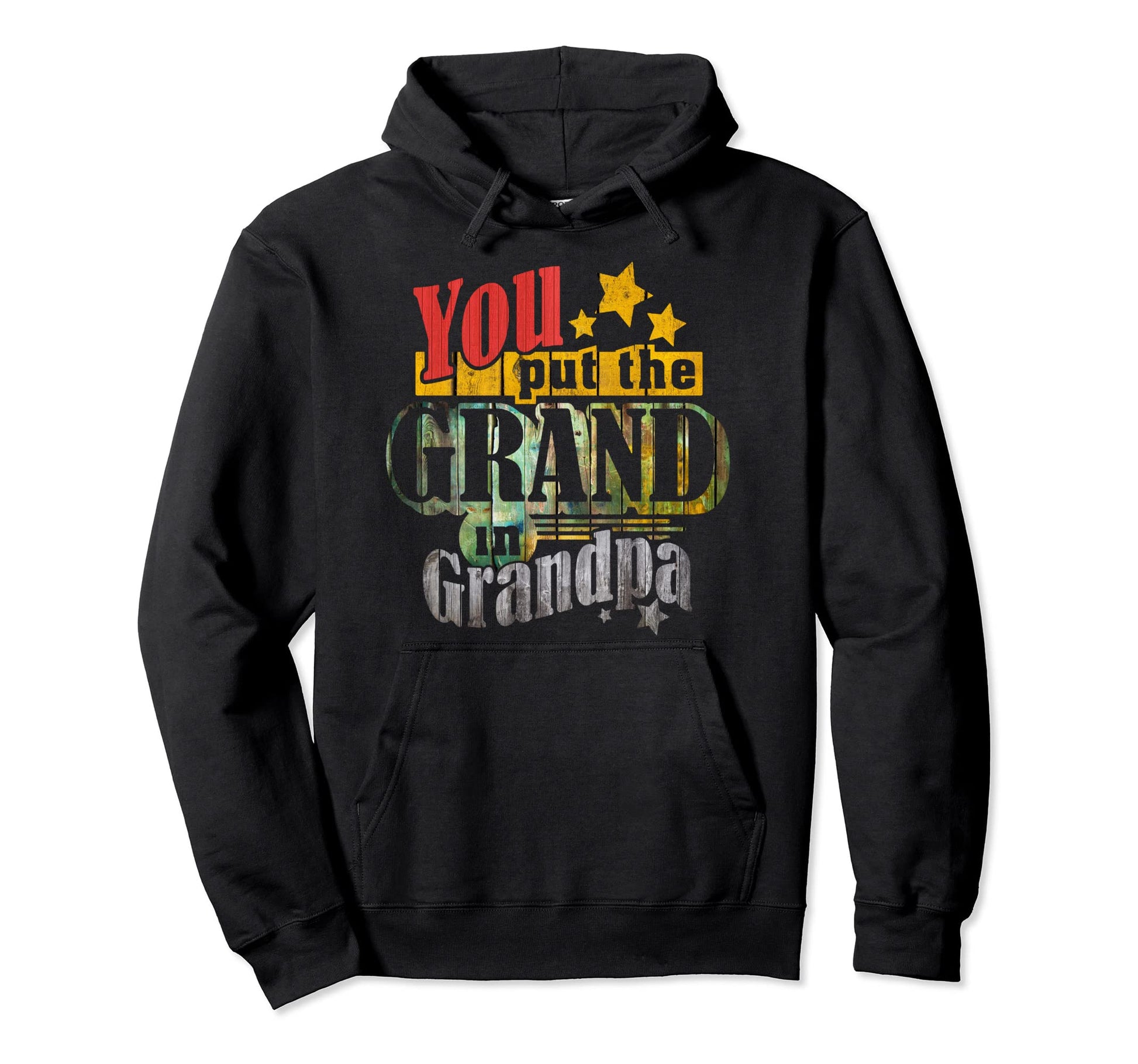 Grandpa Father Dad Grandpa Best Dad Hoodie - Graphic Print Unisex - T-Shirt, Sweatshirt, Hoodie