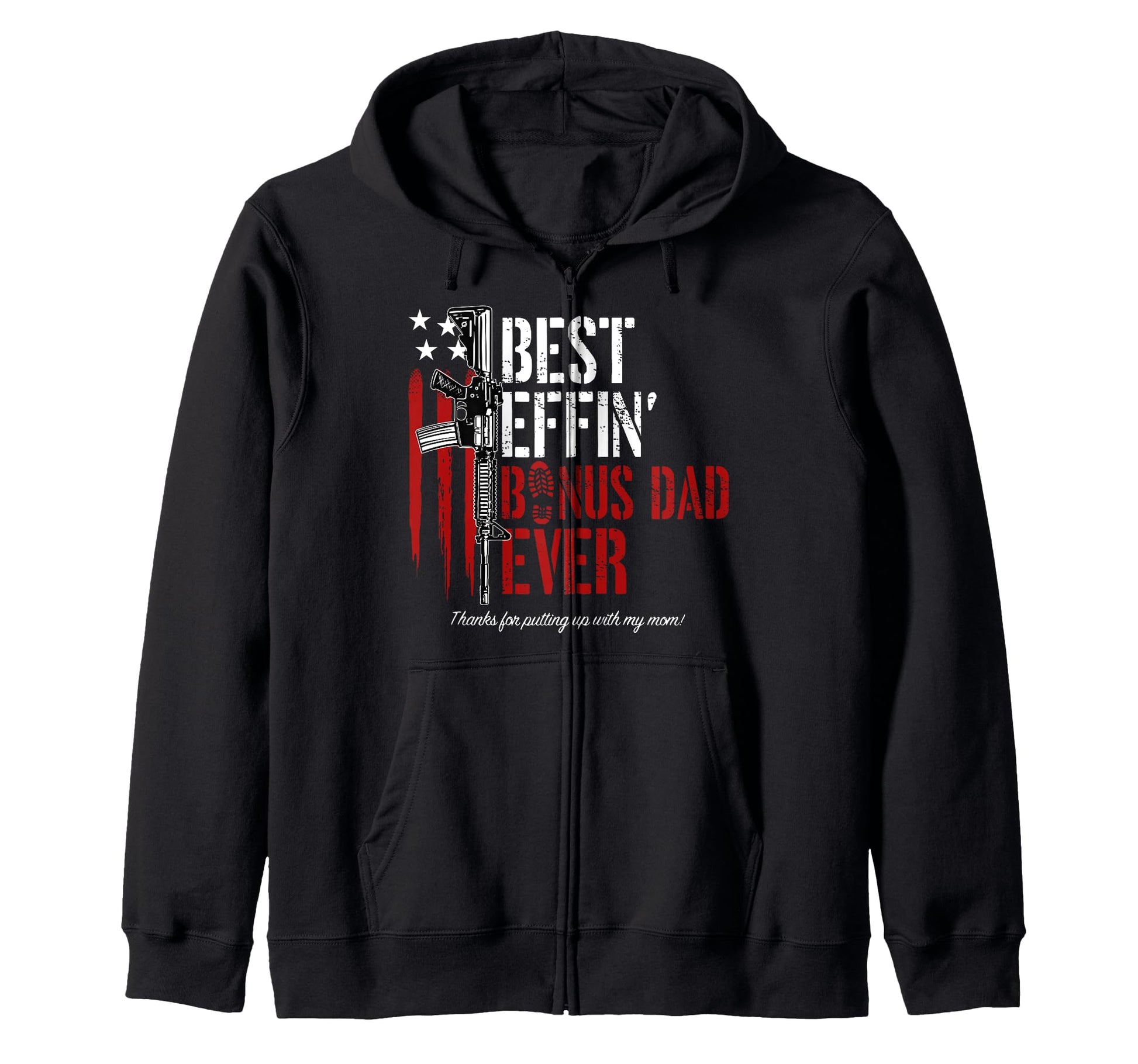 Funny Best Effin Bonus Dad Ever T-Shirt - Unique Graphic Unisex - T-Shirt, Sweatshirt, Hoodie