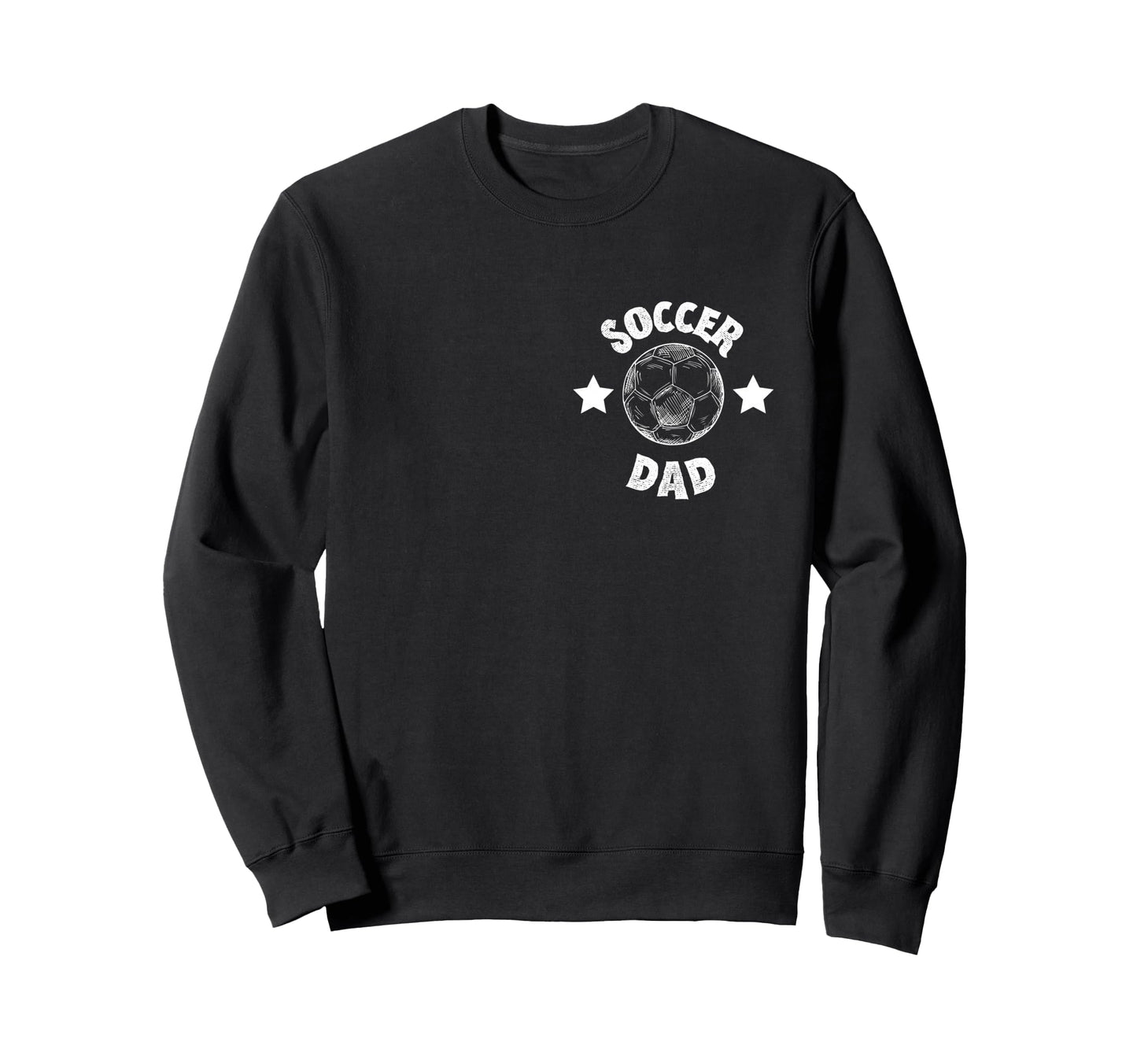 Mens Soccer Dad Family Football Sweatshirt - Minimalist Print Men Women - T-Shirt, Sweatshirt, Hoodie