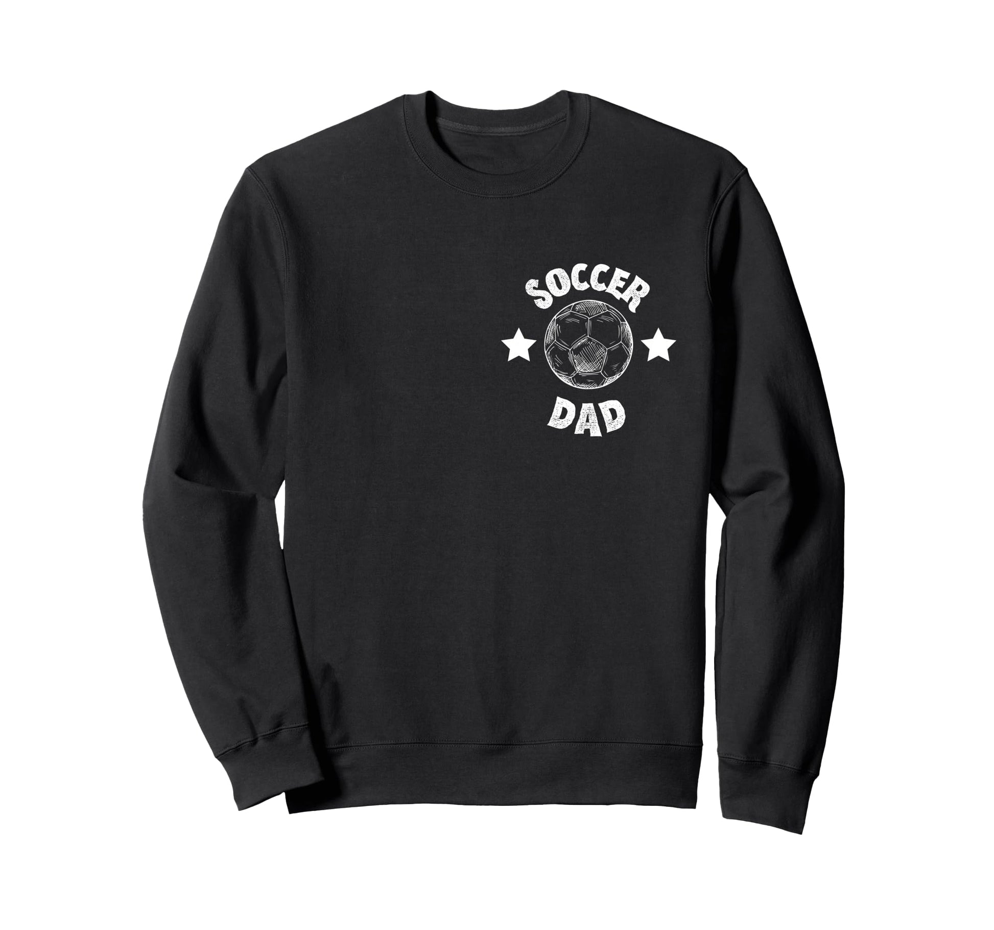 Mens Soccer Dad Family Football Sweatshirt - Minimalist Print Men Women - T-Shirt, Sweatshirt, Hoodie