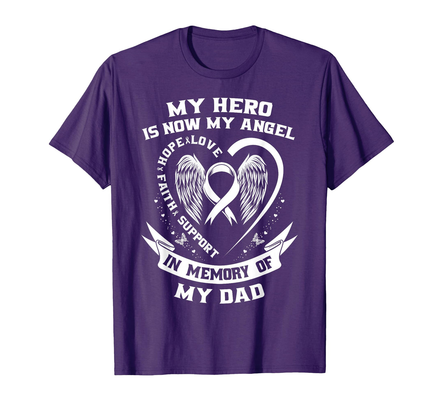 Lung Cancer Awareness Shirts Dad My T-Shirt - Graphic Print for Adults - T-Shirt, Sweatshirt, Hoodie