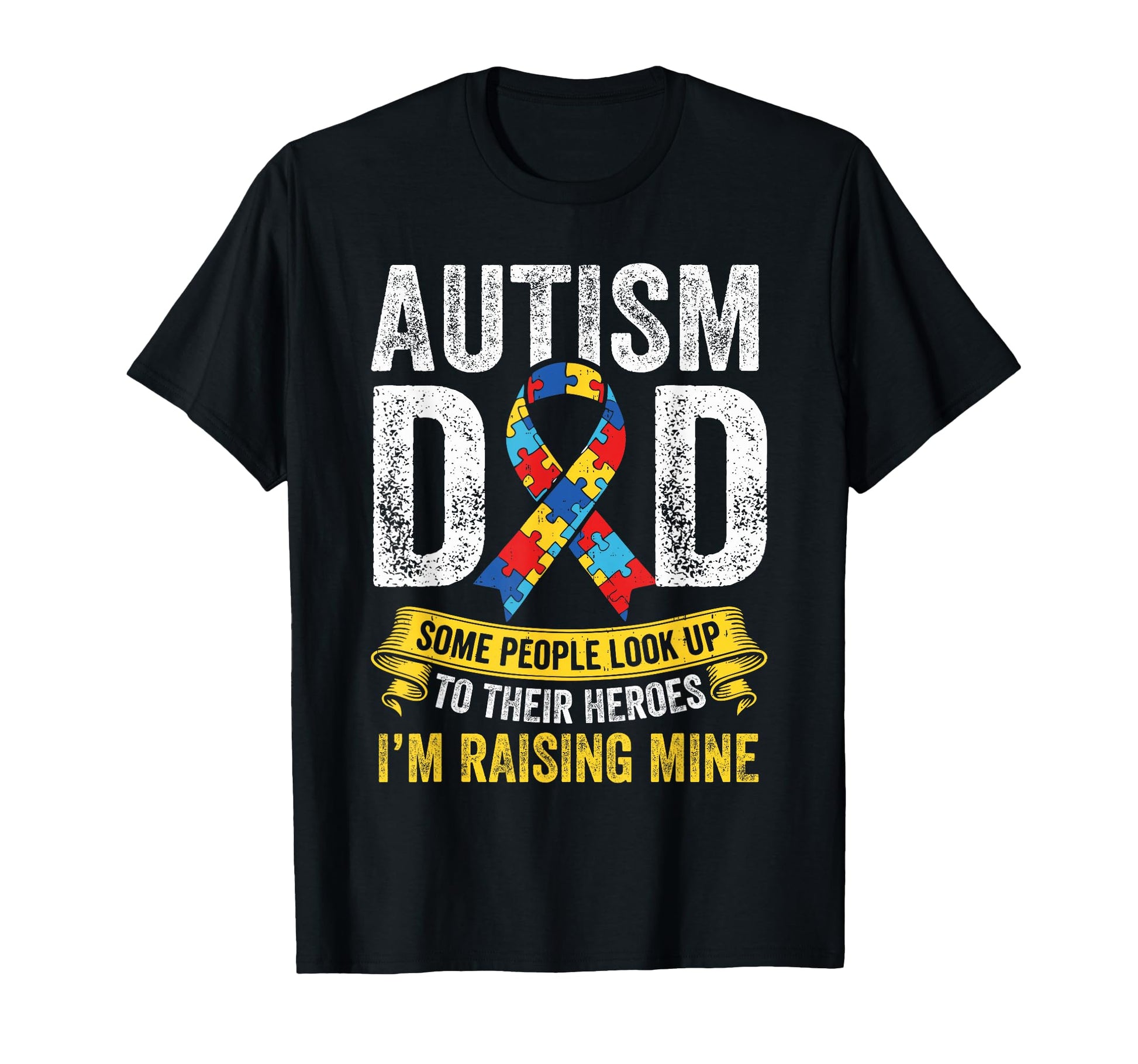 Raising Hero Proud Autism Awareness T-Shirt - Novelty Apparel for Adults - T-Shirt, Sweatshirt, Hoodie