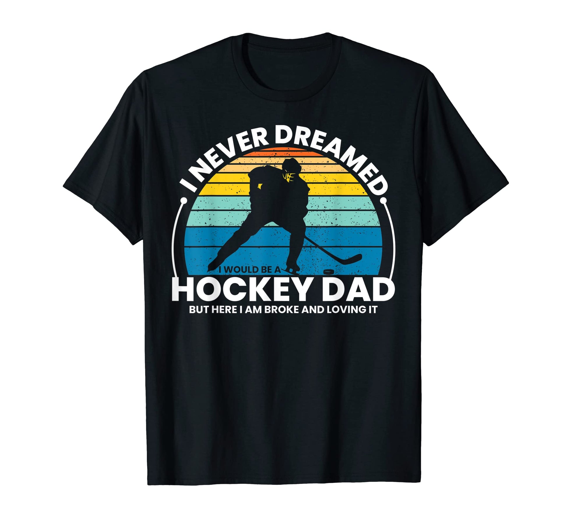 Hockey Lover Son Funny Fathers Day T-Shirt - Streetwear Style for Adults - T-Shirt, Sweatshirt, Hoodie