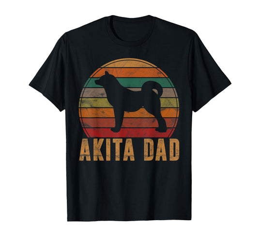 Akita Dad Gift Akita Daddy Dog Owner T-Shirt - Streetwear Style for Adults - T-Shirt, Sweatshirt, Hoodie