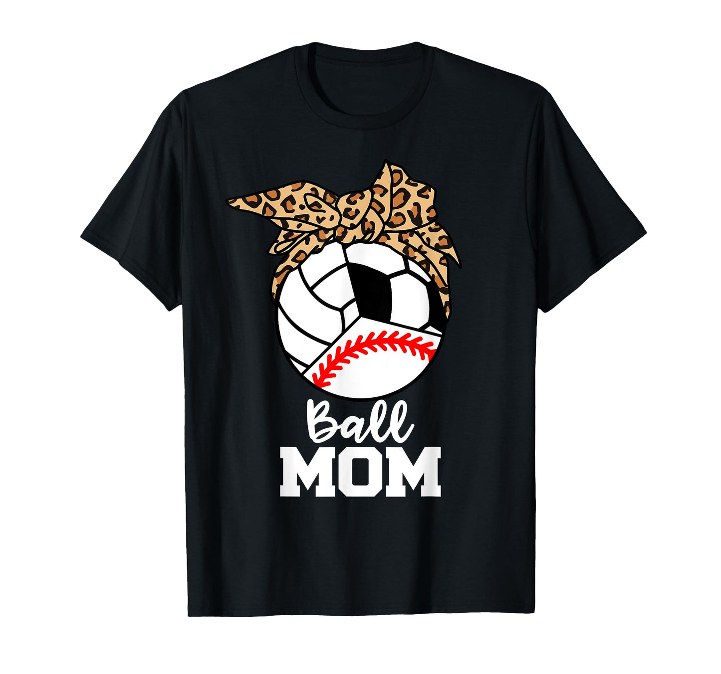 Ball Mom Funny Baseball Volleyball T-Shirt - Minimalist Print Men Women - T-Shirt, Sweatshirt, Hoodie