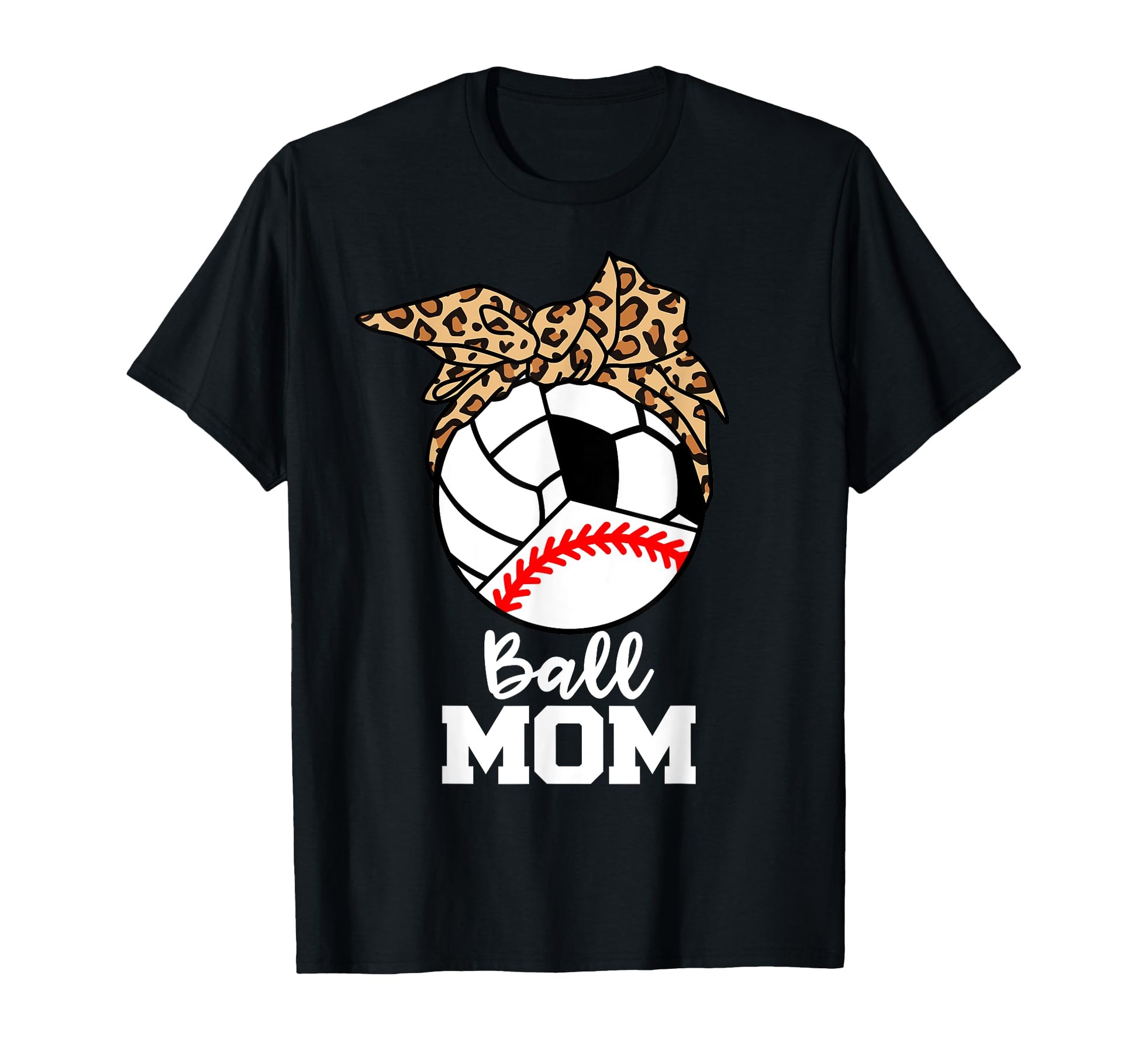 Ball Mom Funny Baseball Volleyball T-Shirt - Minimalist Print Men Women - T-Shirt, Sweatshirt, Hoodie