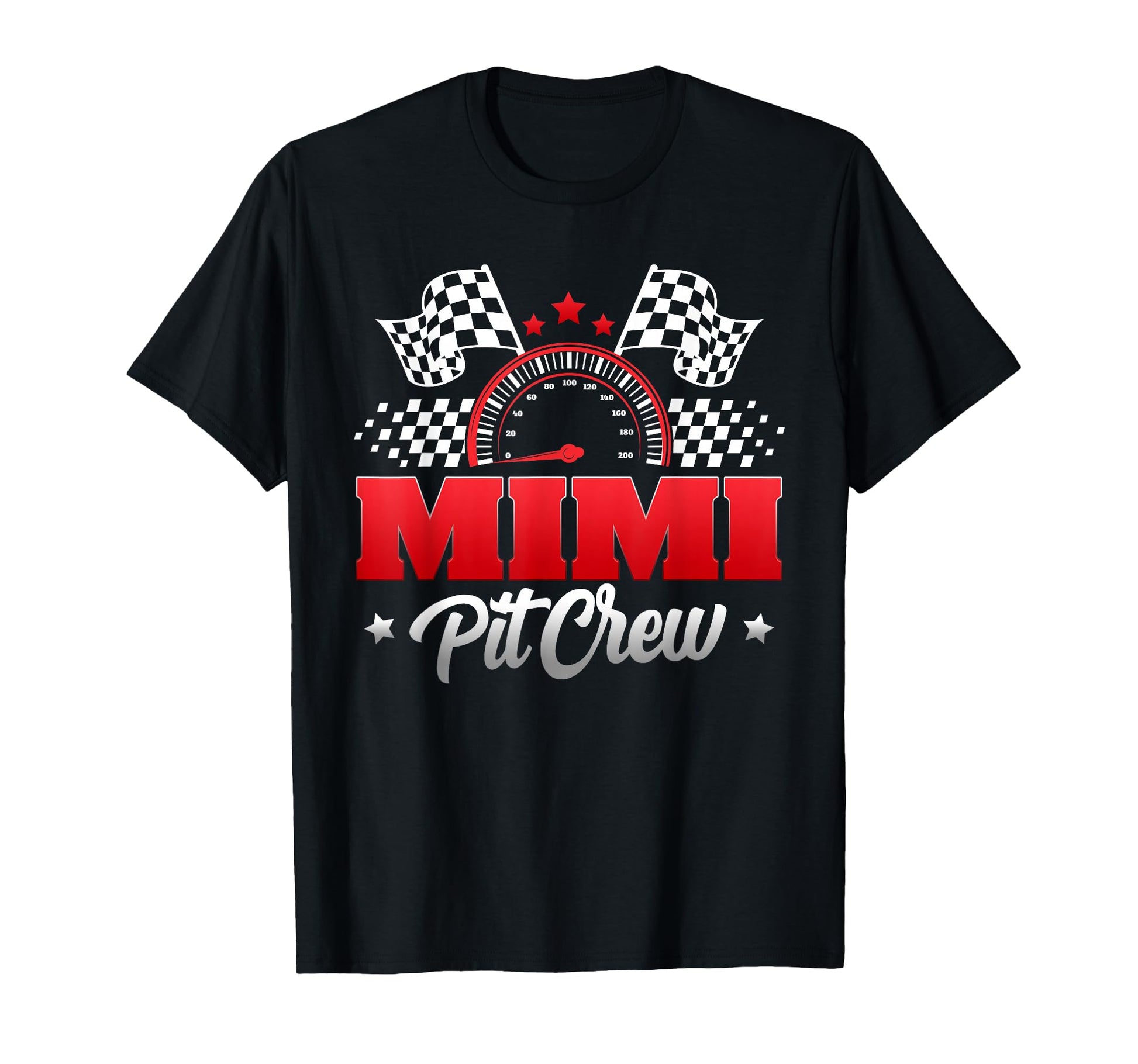 Mimi Pit Crew Race Car Birthday T-Shirt - Casual Everyday Wear for Adults - T-Shirt, Sweatshirt, Hoodie