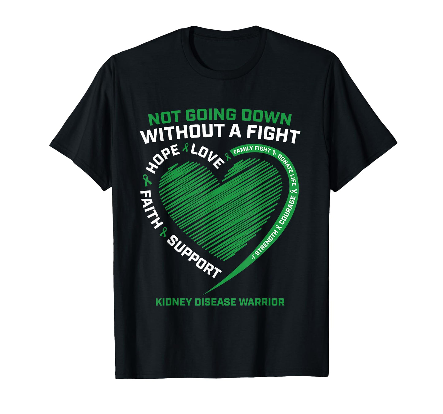 Kidney Disease Awareness Gifts Fighter T-Shirt - Unique Graphic Men Women - T-Shirt, Sweatshirt, Hoodie