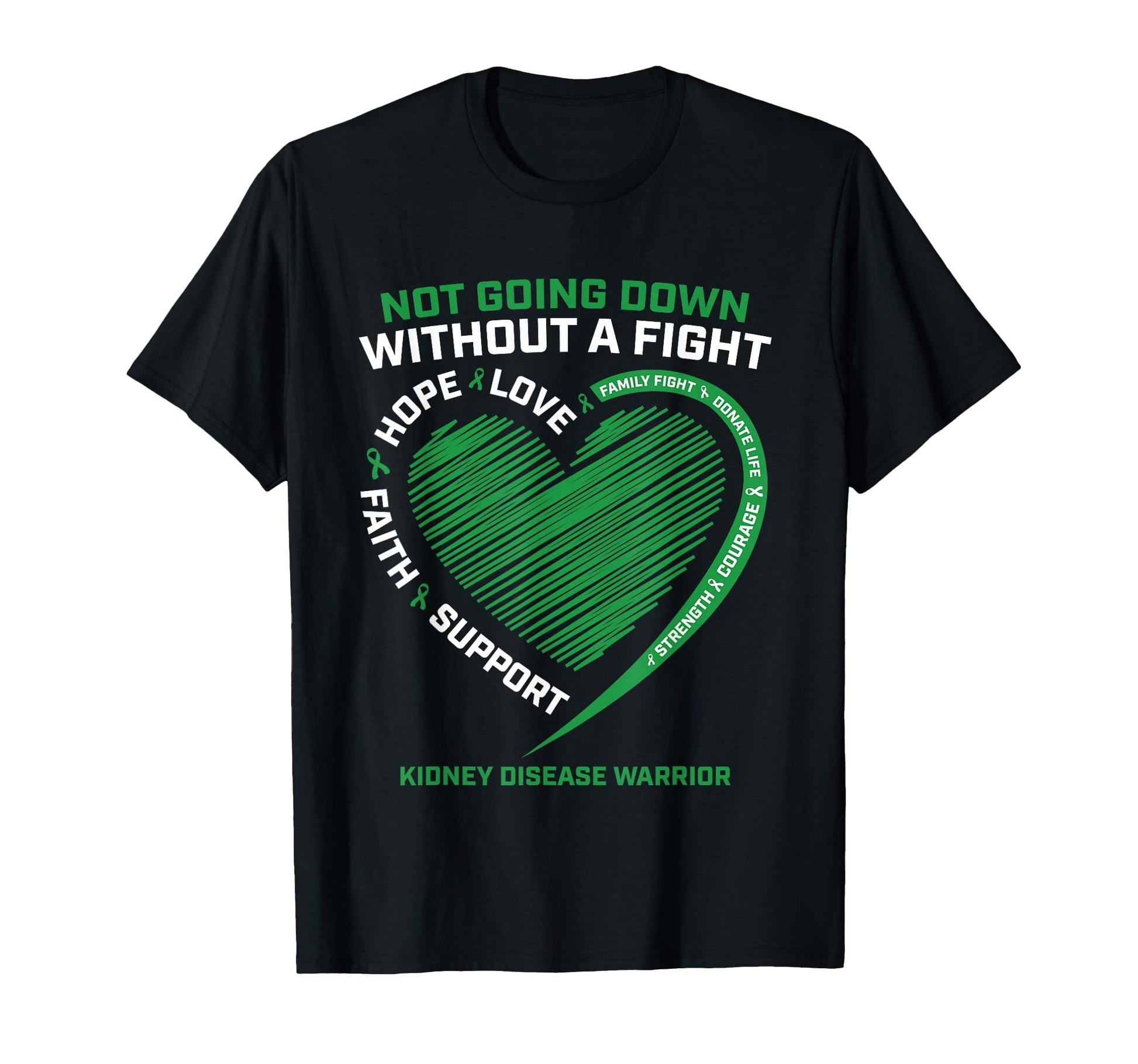 Kidney Disease Awareness Gifts Fighter T-Shirt - Unique Graphic Men Women - T-Shirt, Sweatshirt, Hoodie