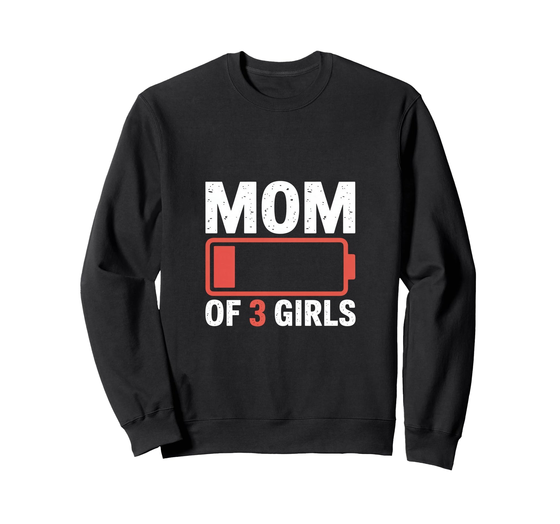 Mom 3 Funny Exhausted Mother Sweatshirt - Aesthetic Graphic Unisex - T-Shirt, Sweatshirt, Hoodie