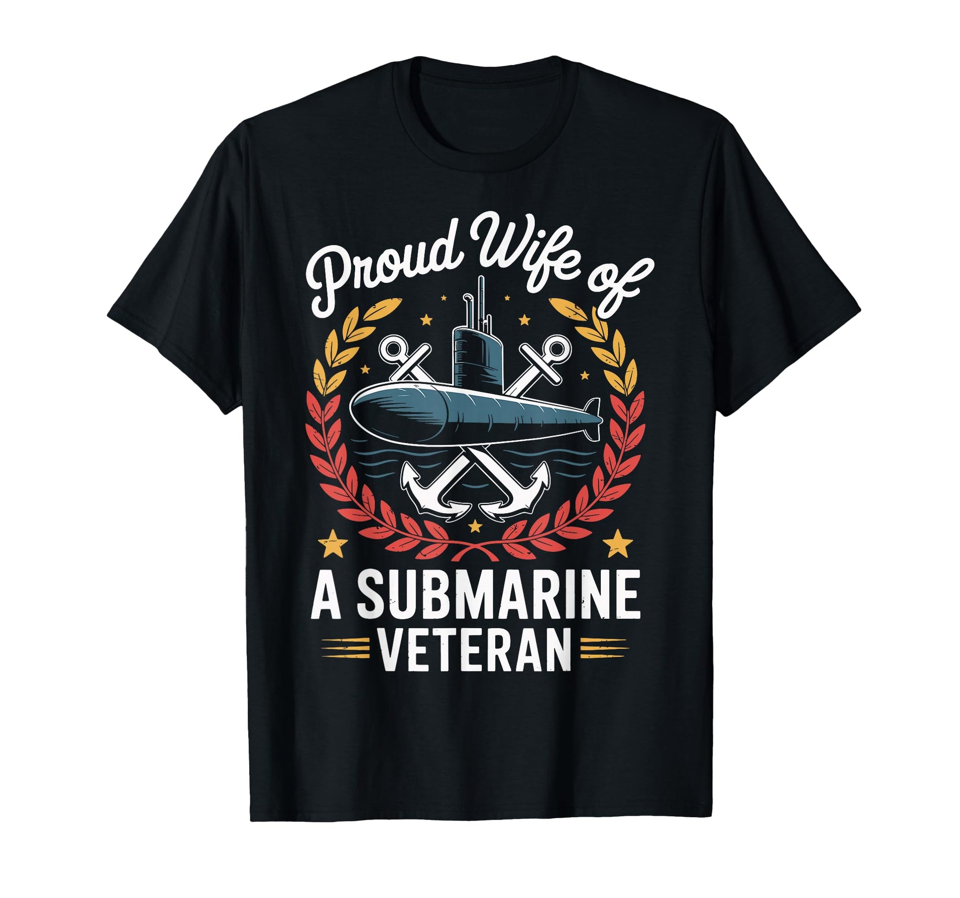 Submarine Veteran Military Retired Hoodie - Minimalist Print for Adults - T-Shirt, Sweatshirt, Hoodie