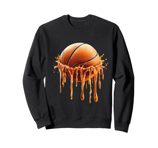 Basketball Drip Sweatshirt - Streetwear Style for Adults - T-Shirt, Sweatshirt, Hoodie