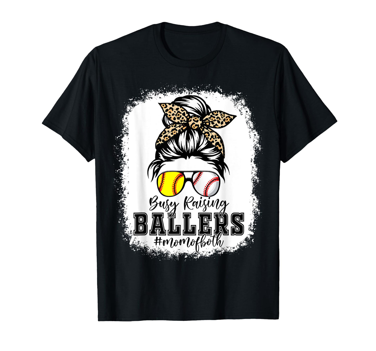 Leopard Busy Raising Ballers T-Shirt - Streetwear Style for Adults - T-Shirt, Sweatshirt, Hoodie