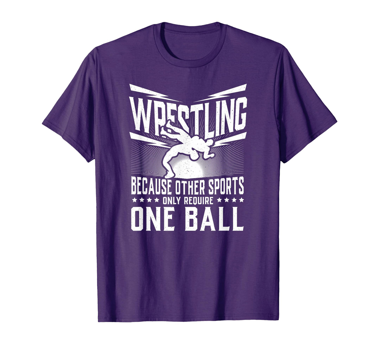 Wrestling Because Other Sports Only T-Shirt - Unique Graphic Men Women - T-Shirt, Sweatshirt, Hoodie