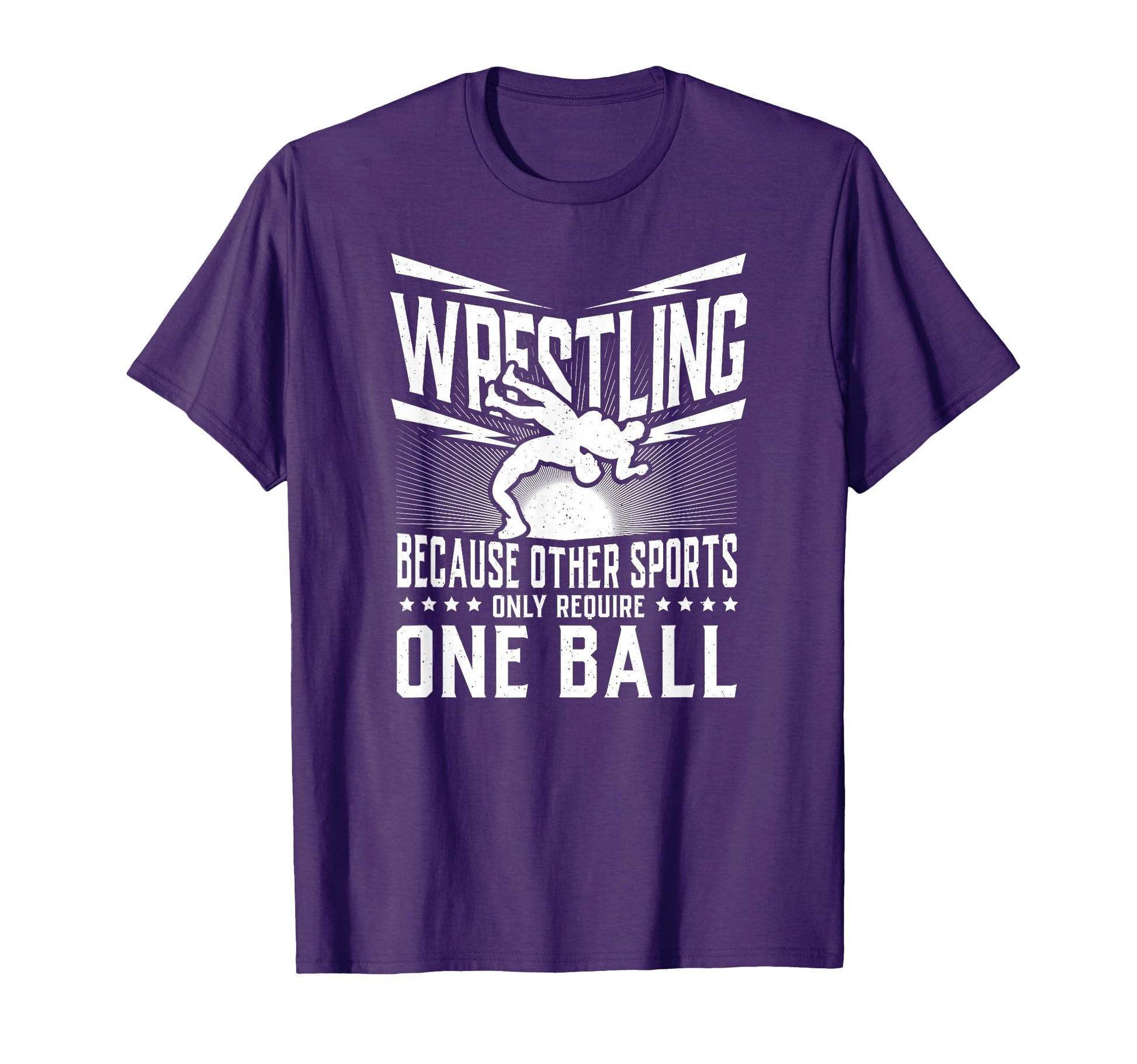 Wrestling Because Other Sports Only T-Shirt - Unique Graphic Men Women - T-Shirt, Sweatshirt, Hoodie
