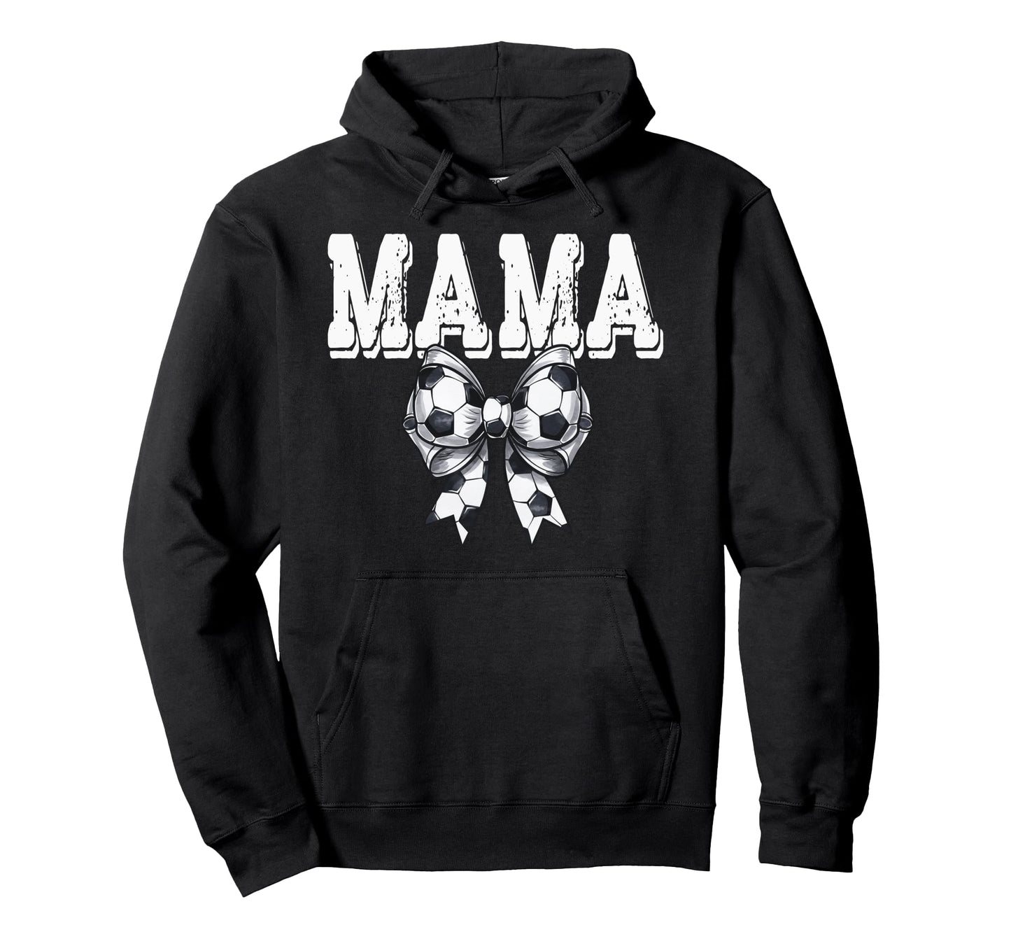 Coquette Soccer Bow Mama Sister Hoodie - Casual Everyday Wear Men Women - T-Shirt, Sweatshirt, Hoodie