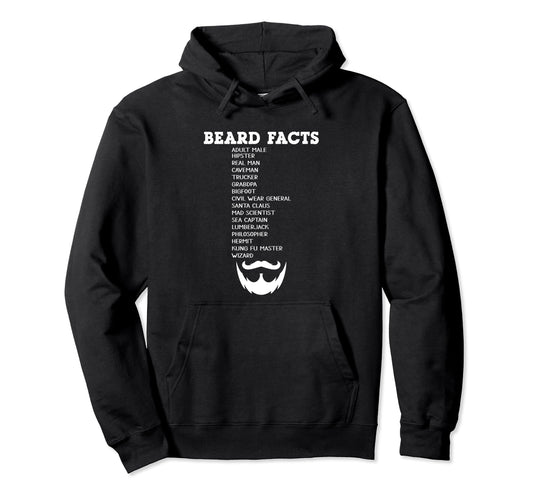 Bearded Guy Funny Beard Lover Mustache I Hoodie - Graphic Print Men Women - T-Shirt, Sweatshirt, Hoodie