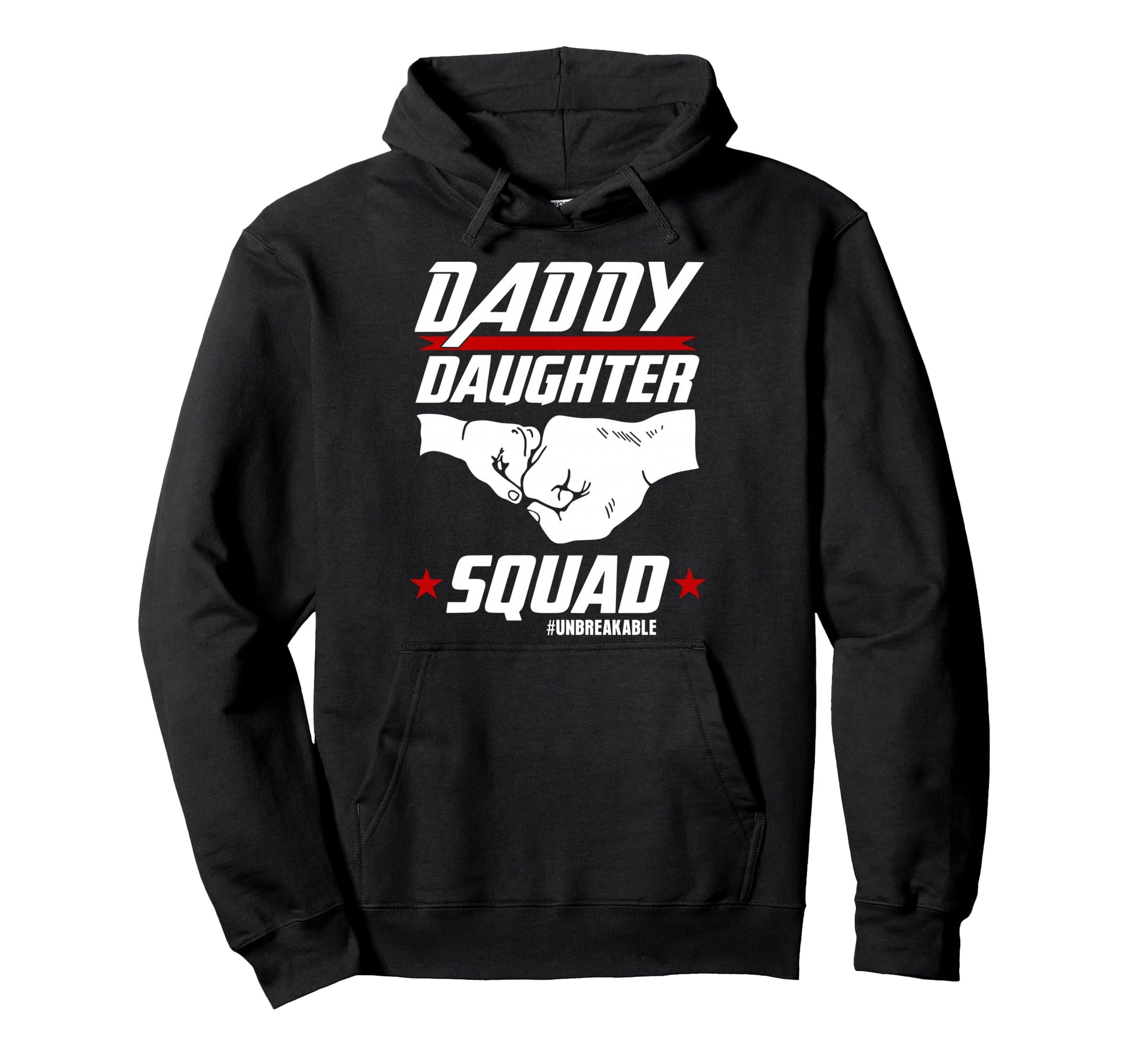 Daddy Daughter Squad Fathers Day Hoodie - Graphic Print for Adults - T-Shirt, Sweatshirt, Hoodie