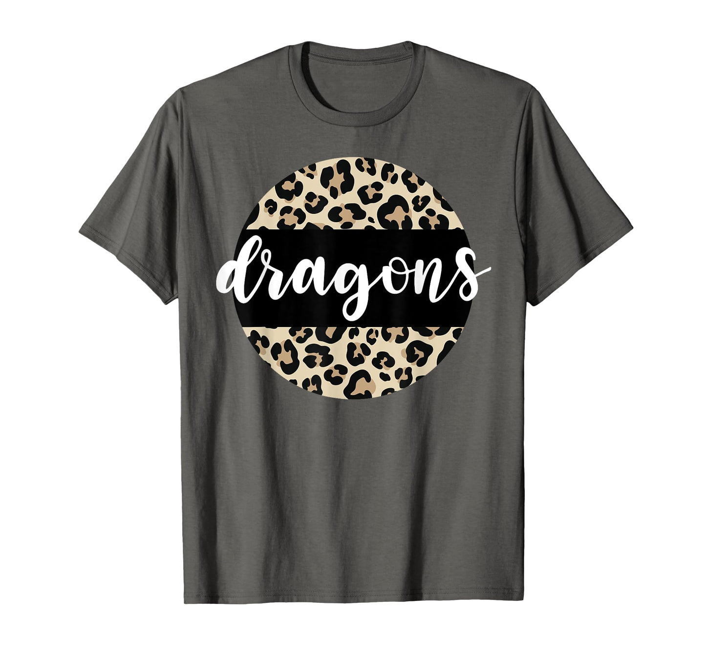 Leopard Dragons Team Mascot School T-Shirt - Custom Art Print Unisex - T-Shirt, Sweatshirt, Hoodie