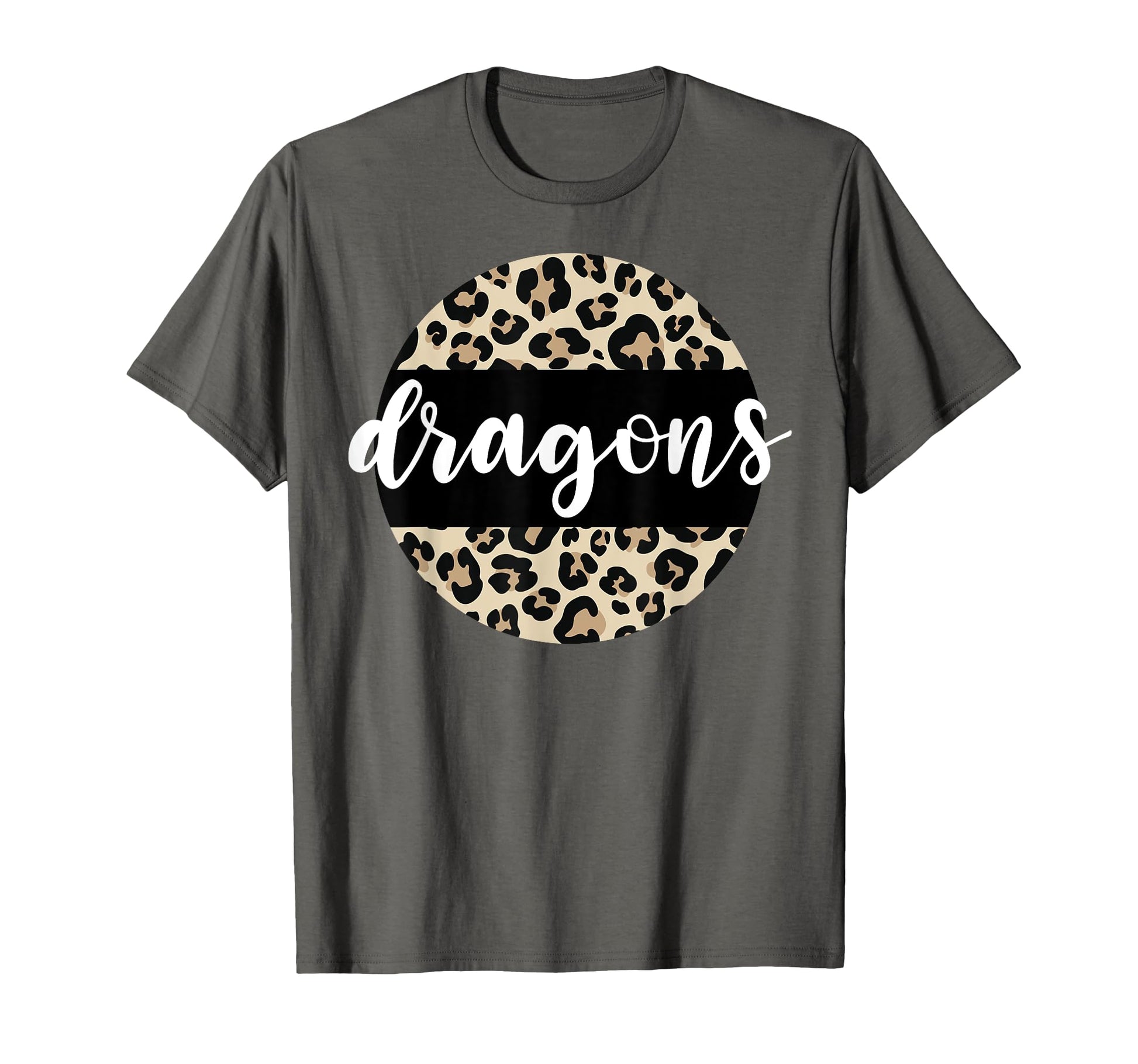 Leopard Dragons Team Mascot School T-Shirt - Custom Art Print Unisex - T-Shirt, Sweatshirt, Hoodie