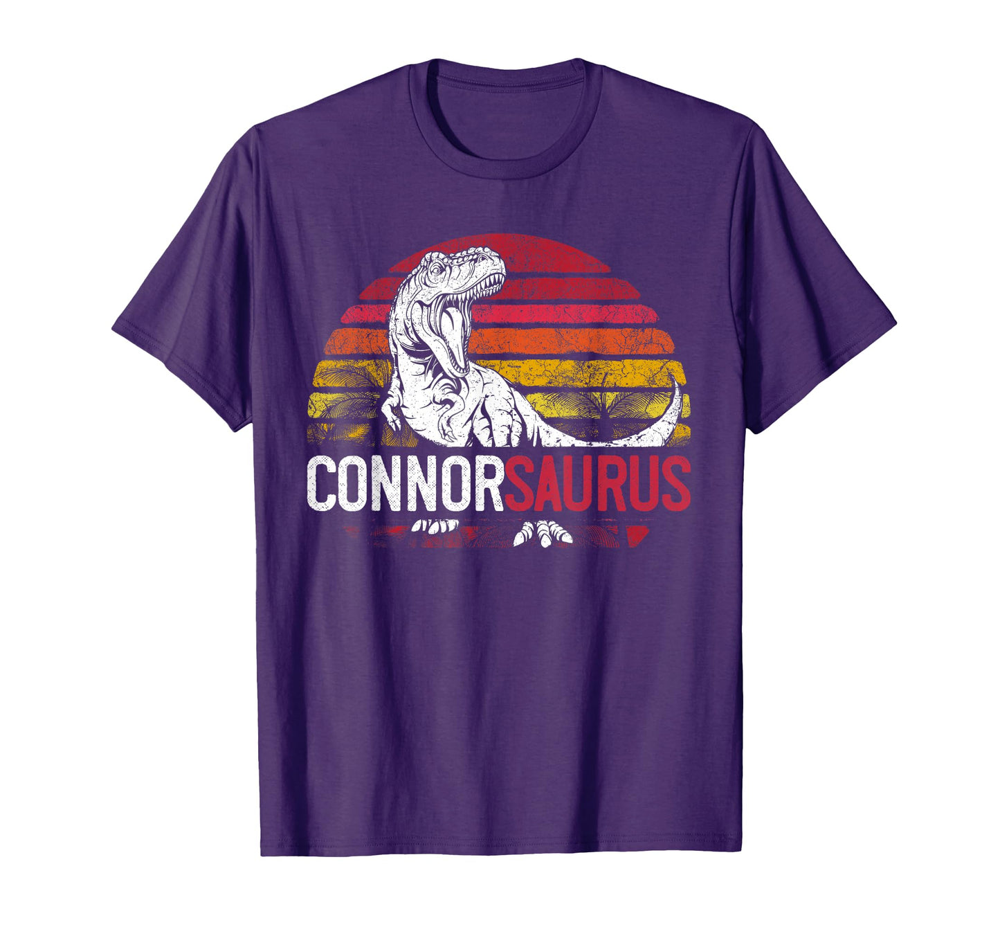 Connor Saurus Personalized T Rex Name T-Shirt - Novelty Apparel Men Women - T-Shirt, Sweatshirt, Hoodie