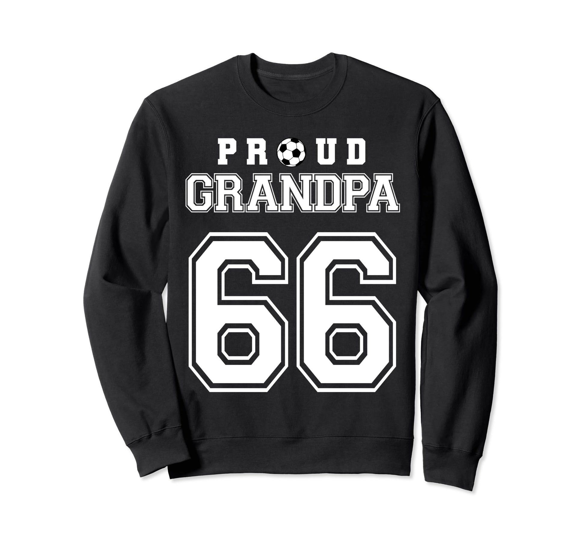 Number 66 Custom Proud Soccer Futbol Sweatshirt - Unique Graphic Unisex - T-Shirt, Sweatshirt, Hoodie