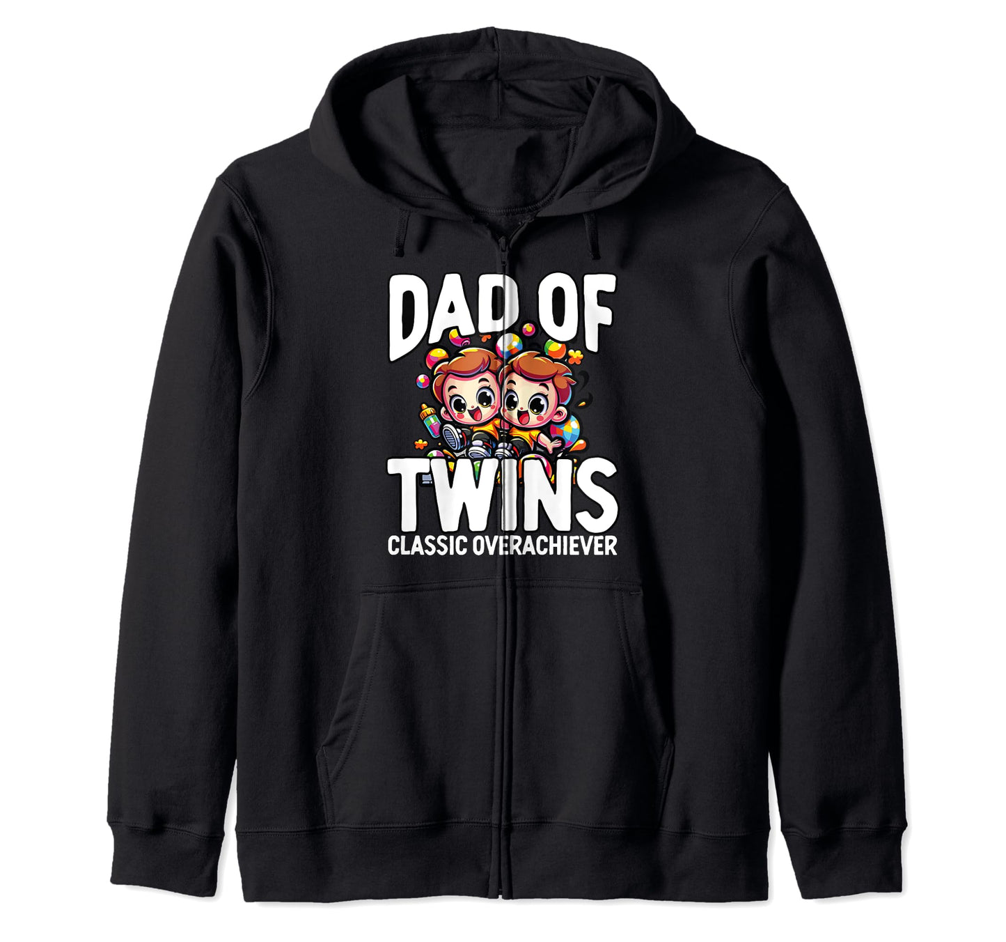Fathers Day Twins Twin Father Twin Dad Sweatshirt - Trendy Graphic Unisex - T-Shirt, Sweatshirt, Hoodie