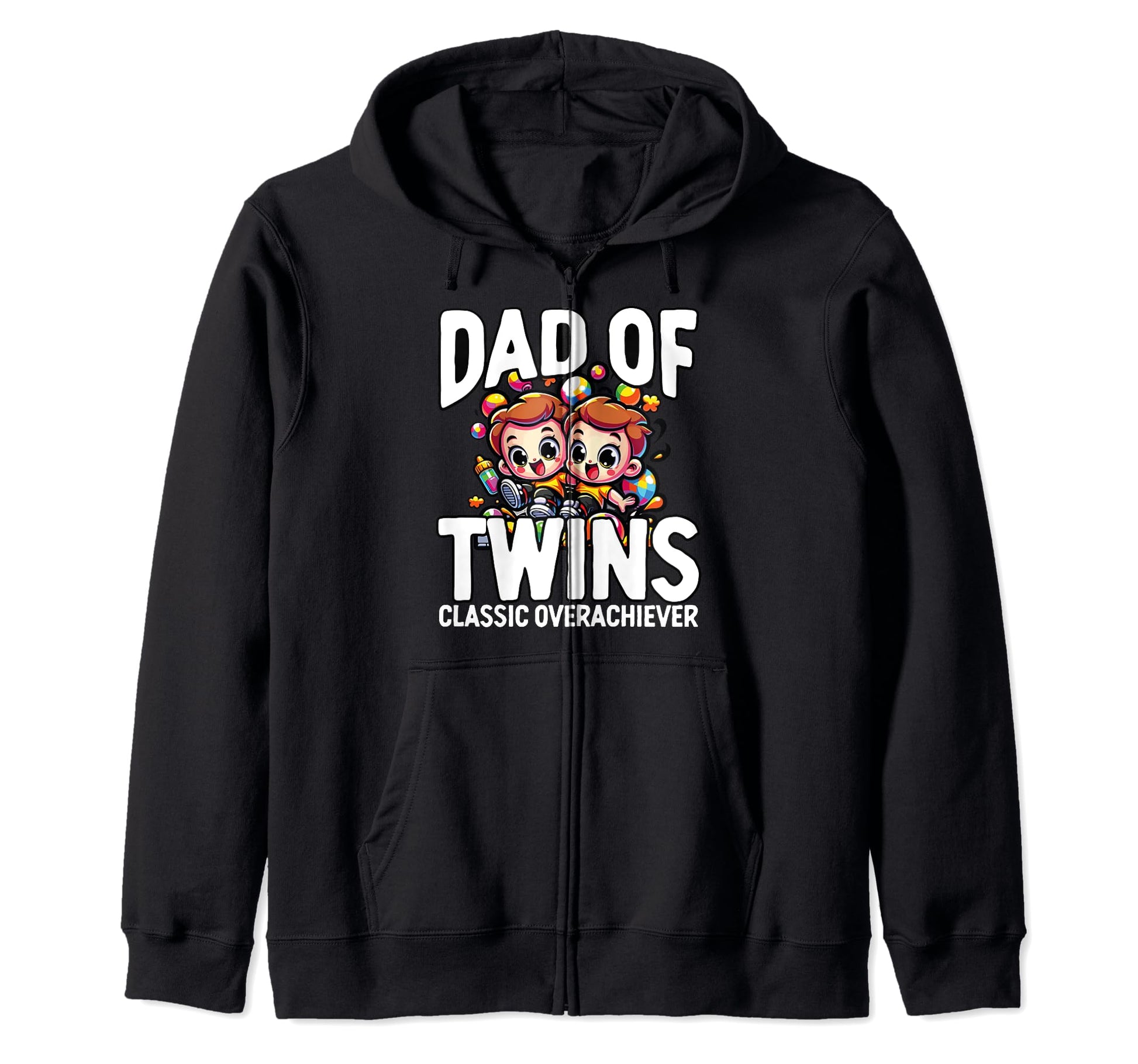 Fathers Day Twins Twin Father Twin Dad Sweatshirt - Trendy Graphic Unisex - T-Shirt, Sweatshirt, Hoodie