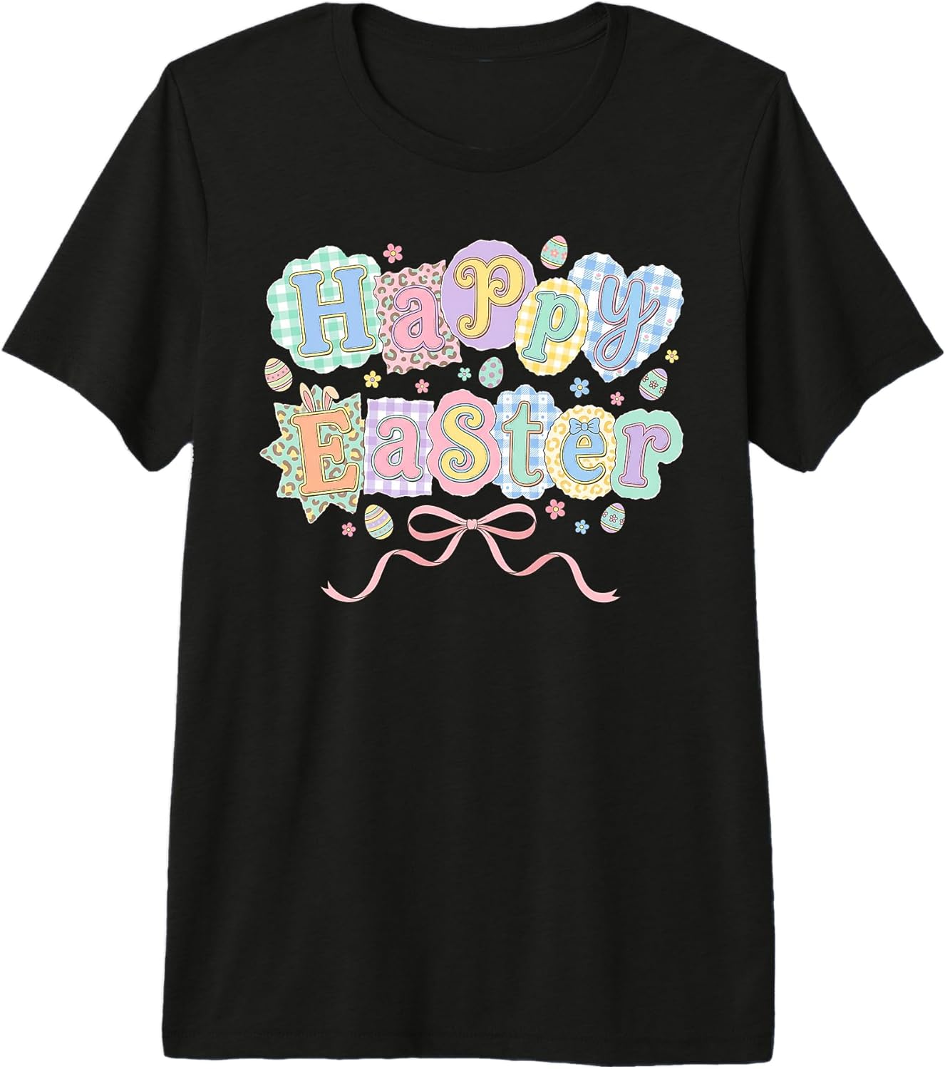 US32 Happy Easter Boutique Coquette Bow Unisex T-shirt, Sweatshirt, Hoodie, Long Sleeve Tee - T-Shirt, Sweatshirt, Hoodie