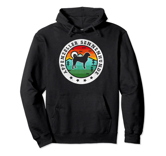 Appenzeller Sennenhunde Dog Mom Dad Hoodie - Graphic Print for Adults - T-Shirt, Sweatshirt, Hoodie