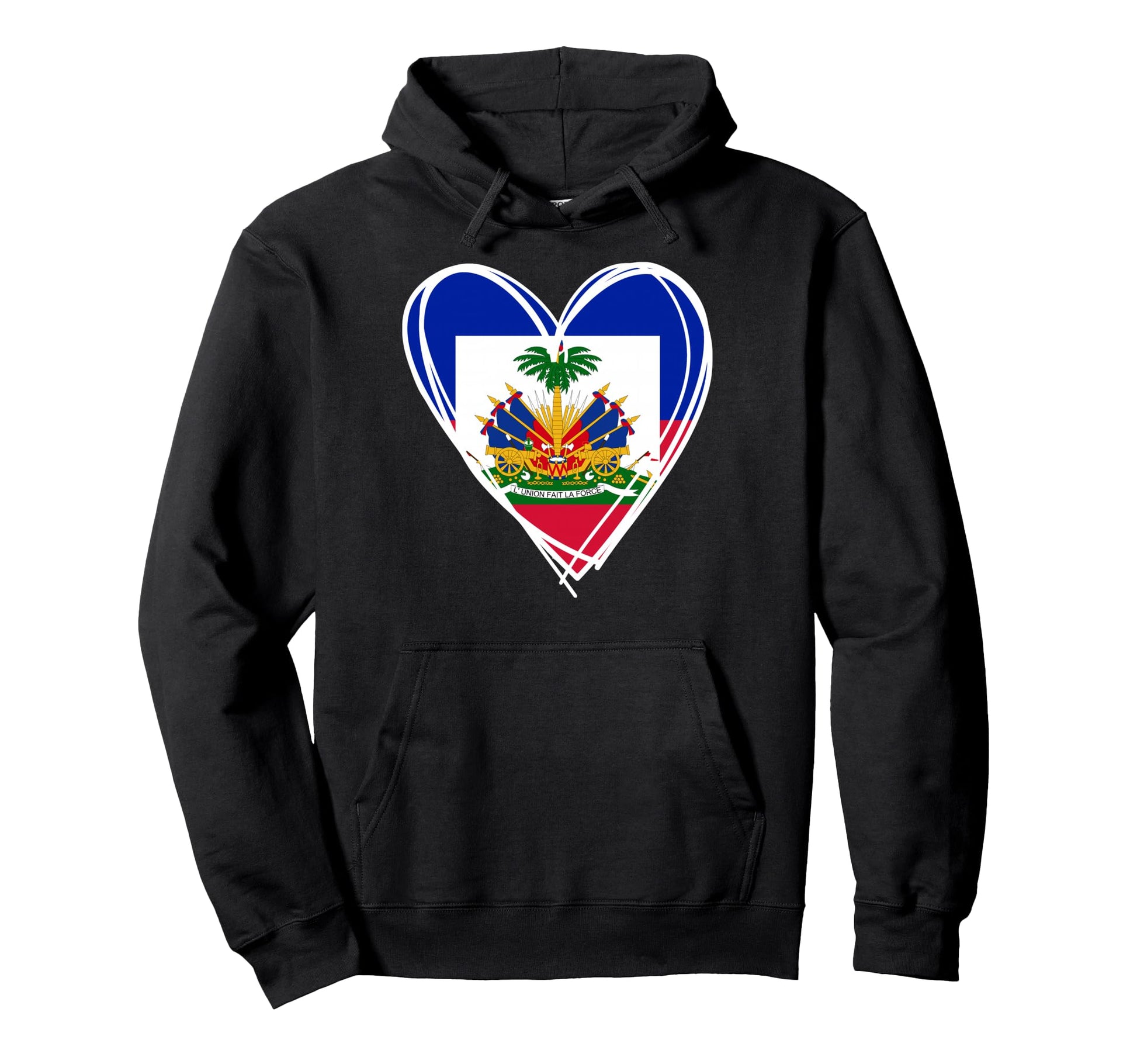 Proud To Be Haitian Mom Dad Haiti Flag Hoodie - Fun Novelty Design Unisex - T-Shirt, Sweatshirt, Hoodie
