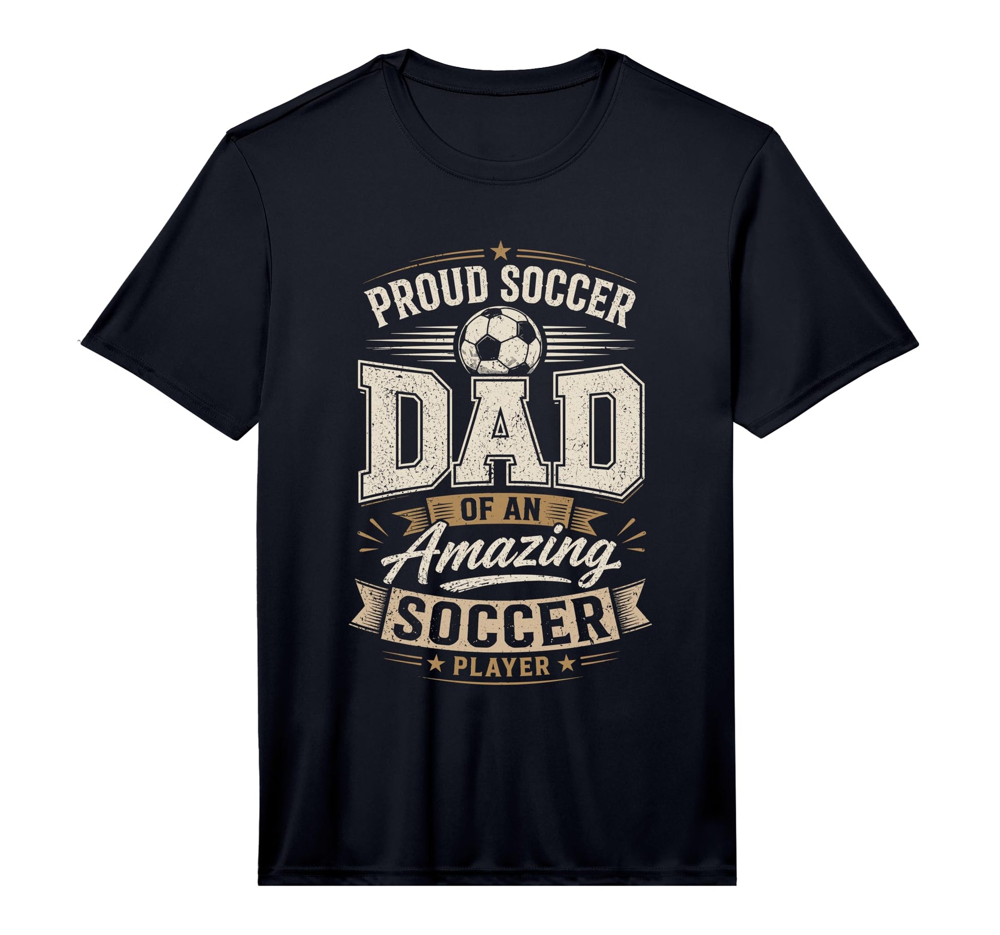 Mens Proud Soccer Dad Amazing Soccer T-Shirt - Custom Art Print Unisex - T-Shirt, Sweatshirt, Hoodie