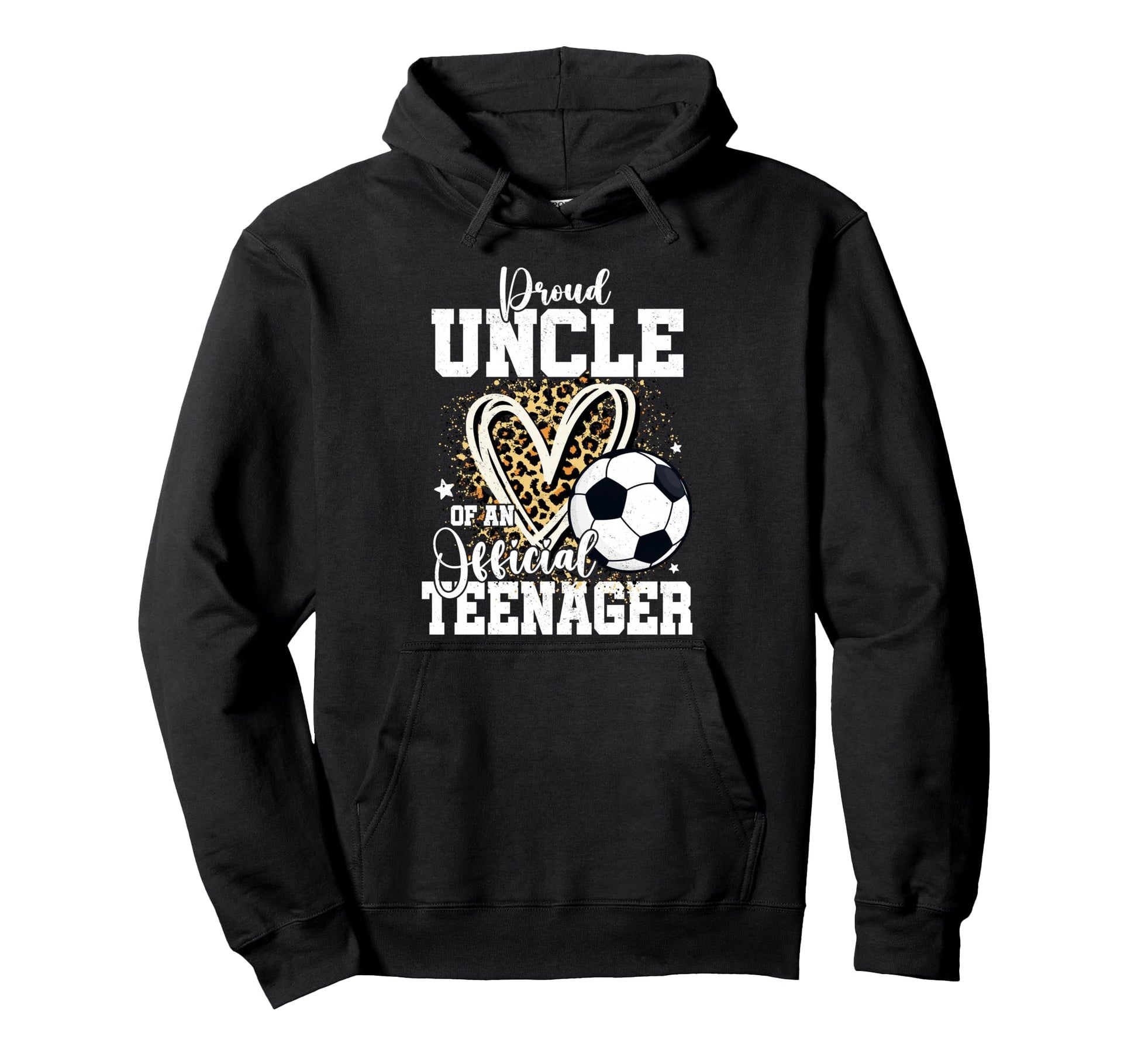 Proud Uncle Teenager 13Th Birthday Hoodie - Minimalist Print Men Women - T-Shirt, Sweatshirt, Hoodie