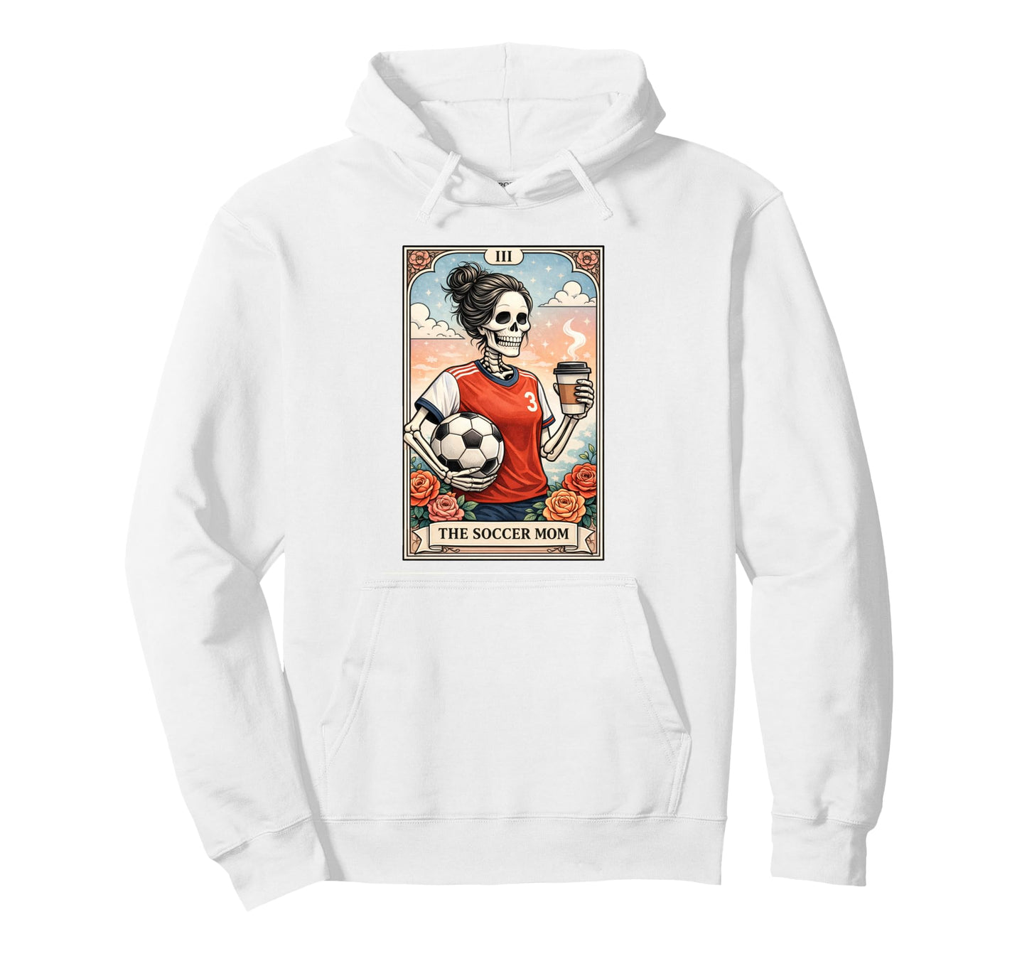 Soccer Mom Soccer Mama Game Day Vibes Hoodie - Custom Art Print Unisex - T-Shirt, Sweatshirt, Hoodie