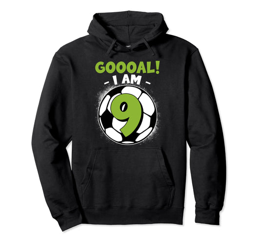 9 Year Old Birthday Soccer Themed 9Thb Hoodie - Streetwear Style Men Women - T-Shirt, Sweatshirt, Hoodie