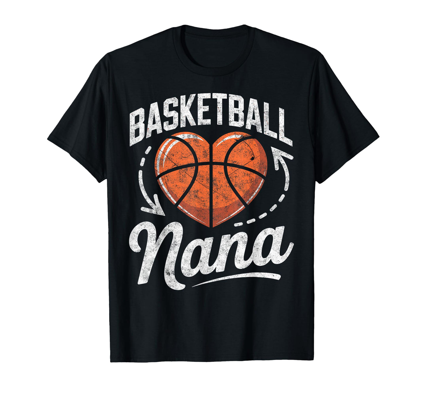 Basketball Player Nana Grandma Fan T-Shirt - Graphic Print Men Women - T-Shirt, Sweatshirt, Hoodie