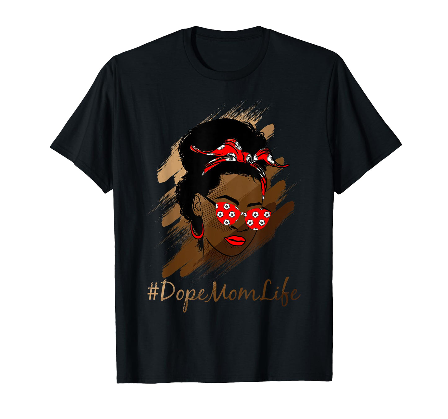 Proud Black Mom African American T-Shirt - Fun Novelty Design Men Women - T-Shirt, Sweatshirt, Hoodie