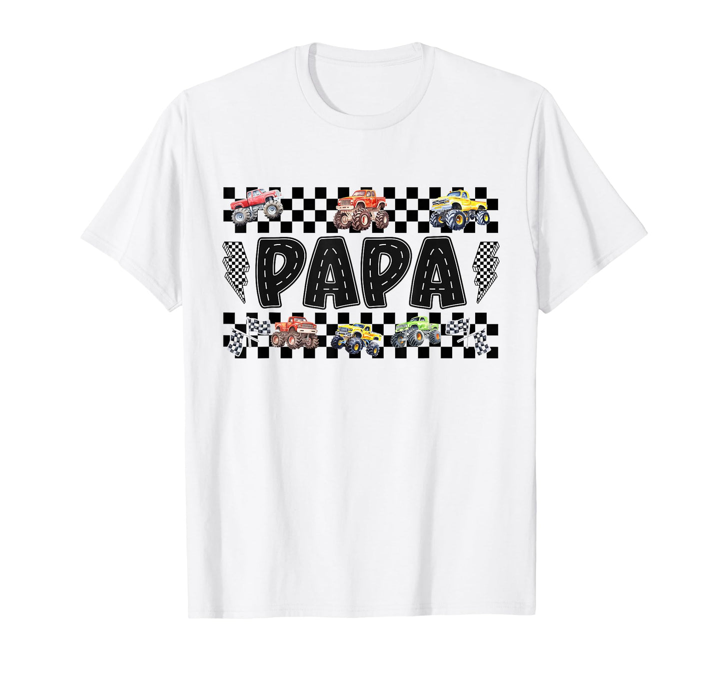 Papa Monster Truck Family Crew T-Shirt - Streetwear Style for Adults - T-Shirt, Sweatshirt, Hoodie