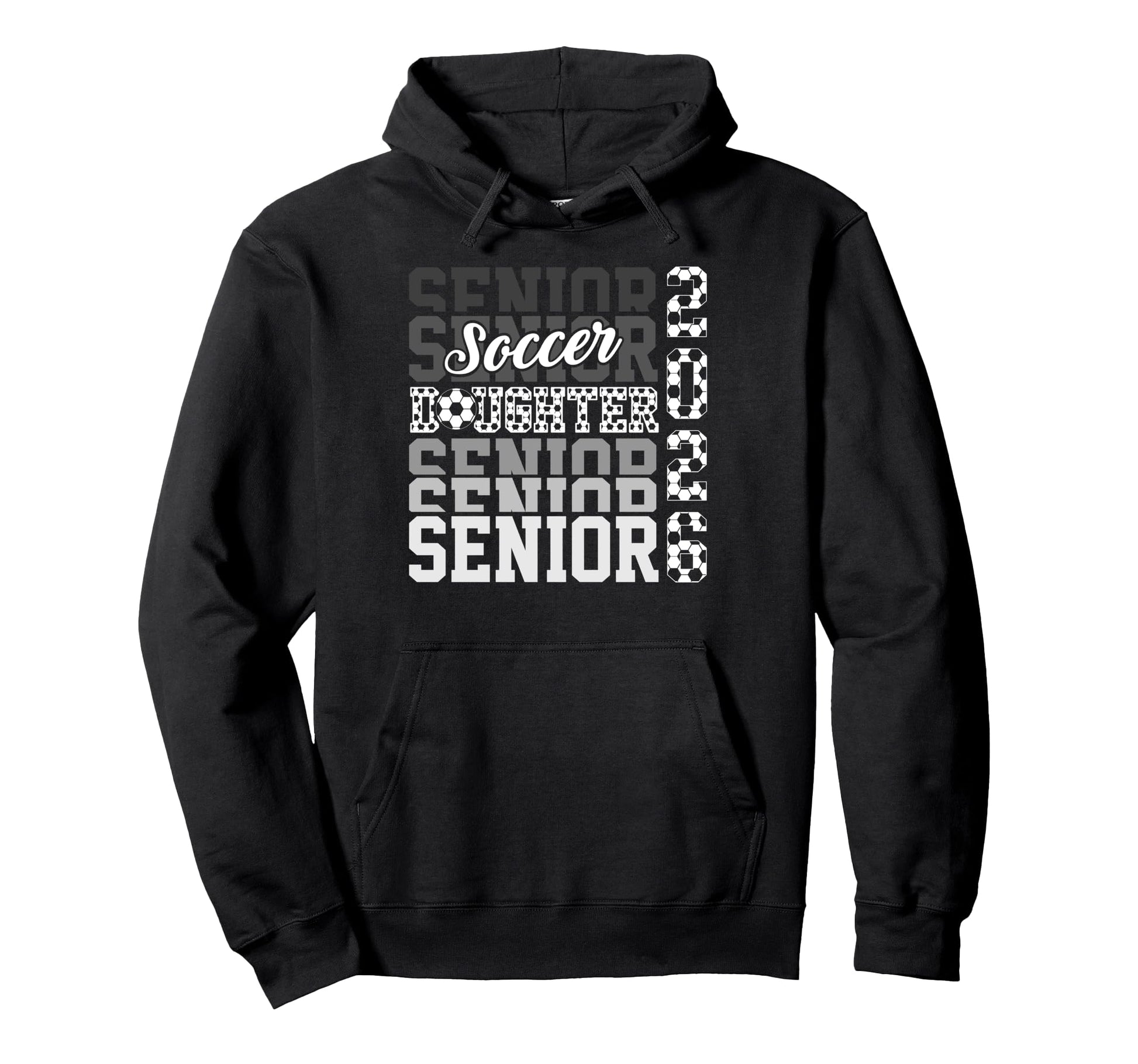 2026 Soccer Senior Daughter Graduation Hoodie - Minimalist Print Unisex - T-Shirt, Sweatshirt, Hoodie